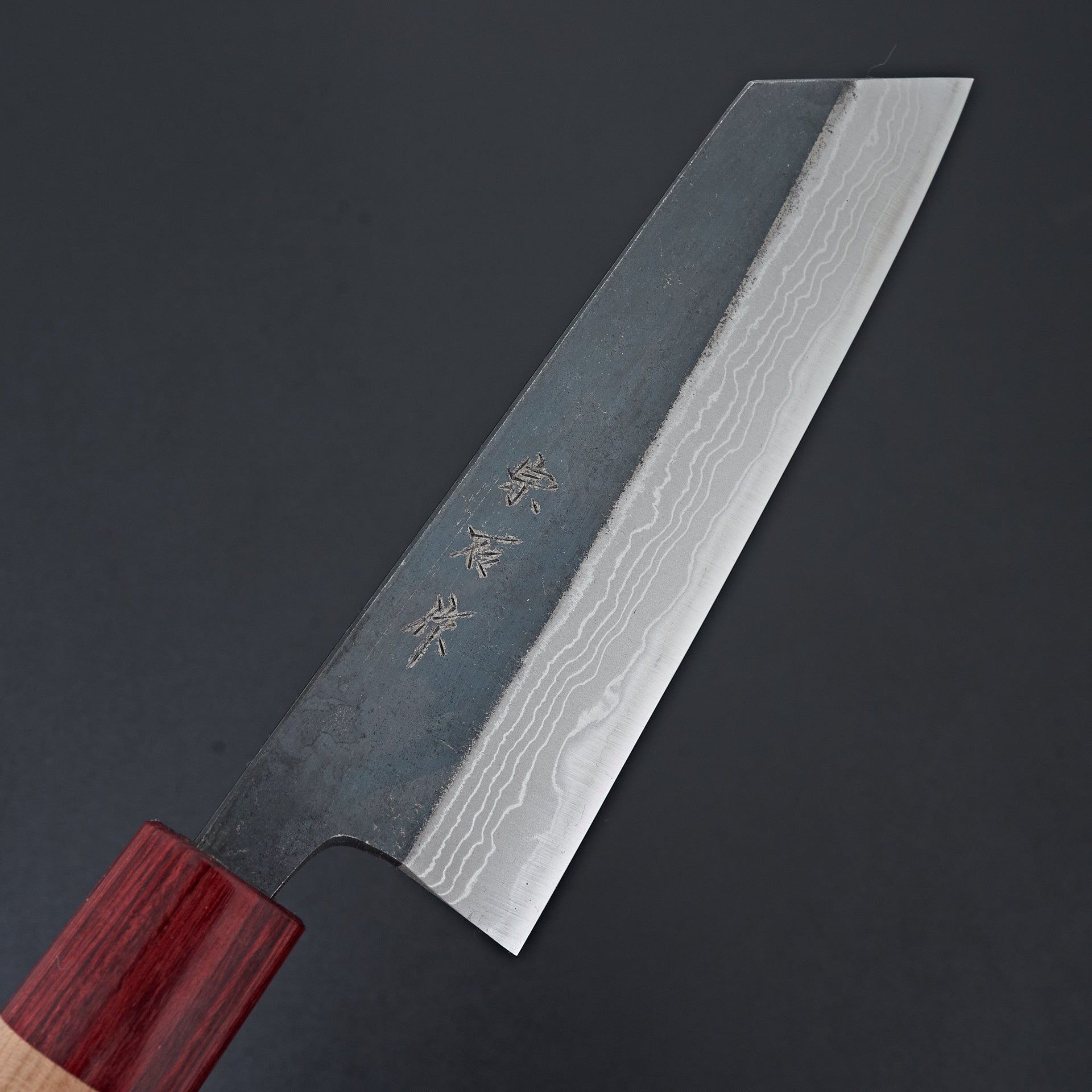 Muneishi Blue #2 Damascus Bunka 165mm-Knife-Muneishi-Carbon Knife Co