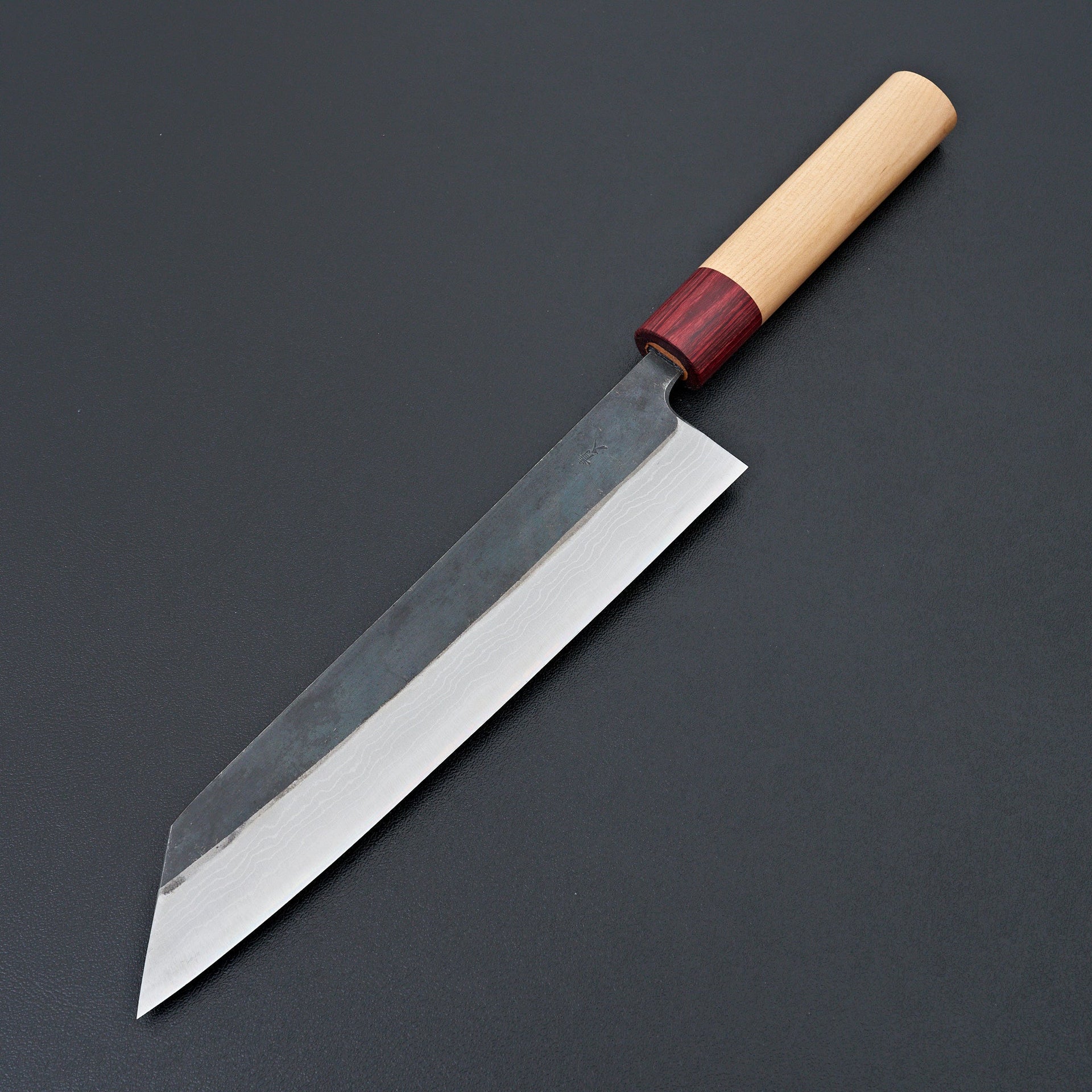 Muneishi Blue #2 Damascus Kiritsuke Gyuto 210mm-Knife-Muneishi-Carbon Knife Co