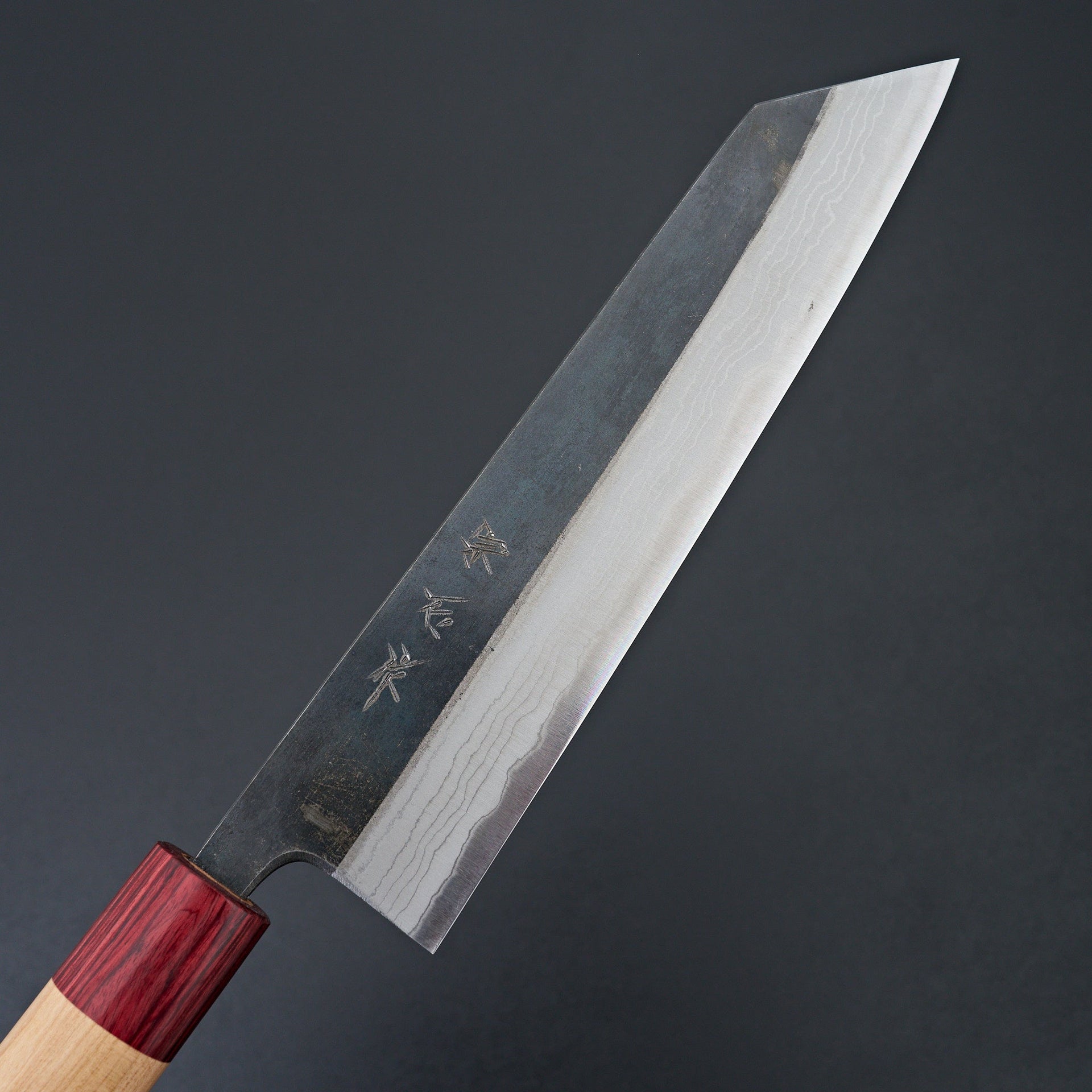 Muneishi Blue #2 Damascus Kiritsuke Gyuto 210mm-Knife-Muneishi-Carbon Knife Co