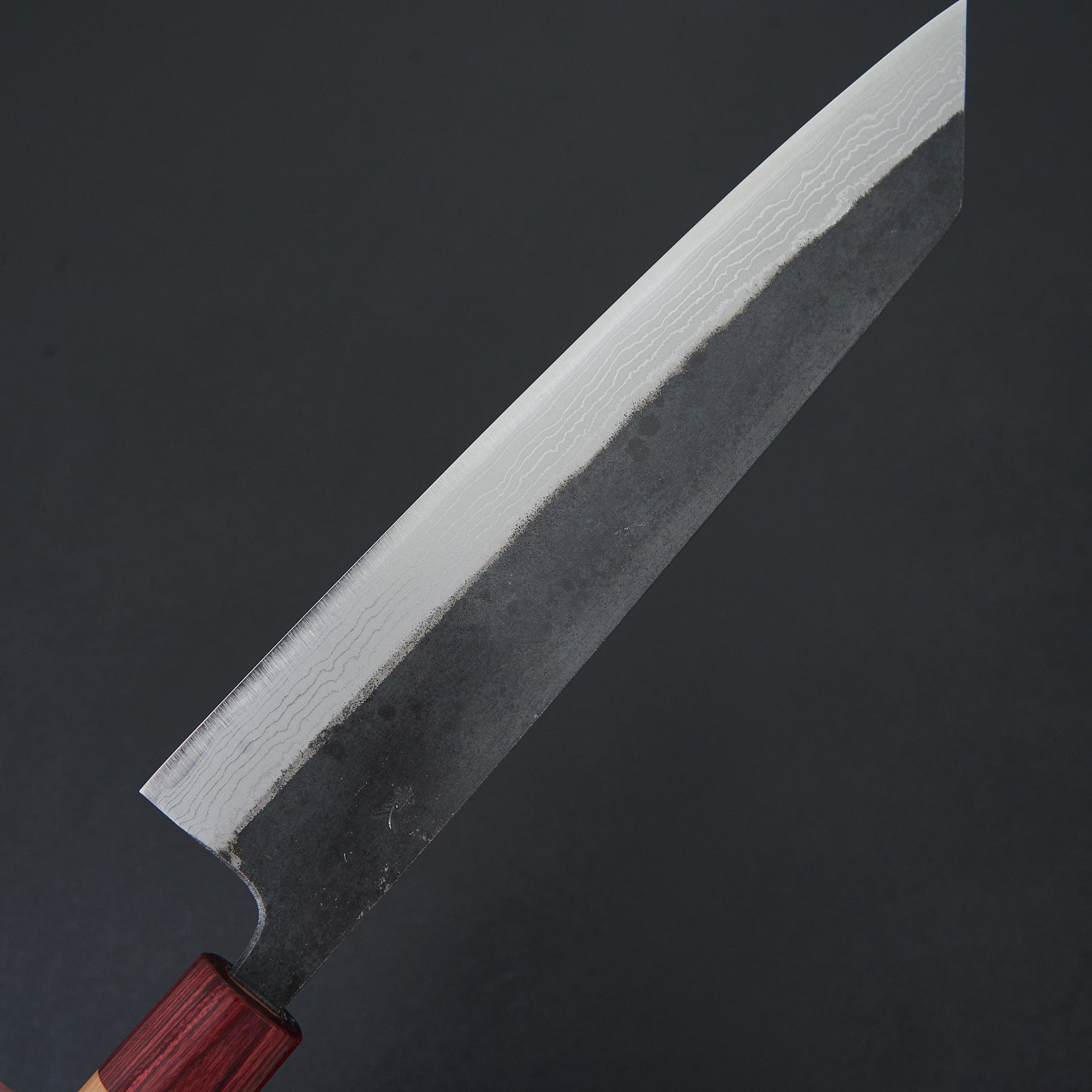 Muneishi Blue #2 Damascus Kiritsuke Gyuto 240mm-Knife-Muneishi-Carbon Knife Co
