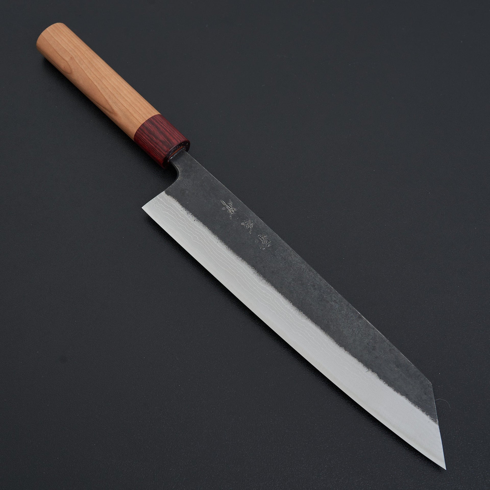 Muneishi Blue #2 Damascus Kiritsuke Gyuto 240mm-Knife-Muneishi-Carbon Knife Co