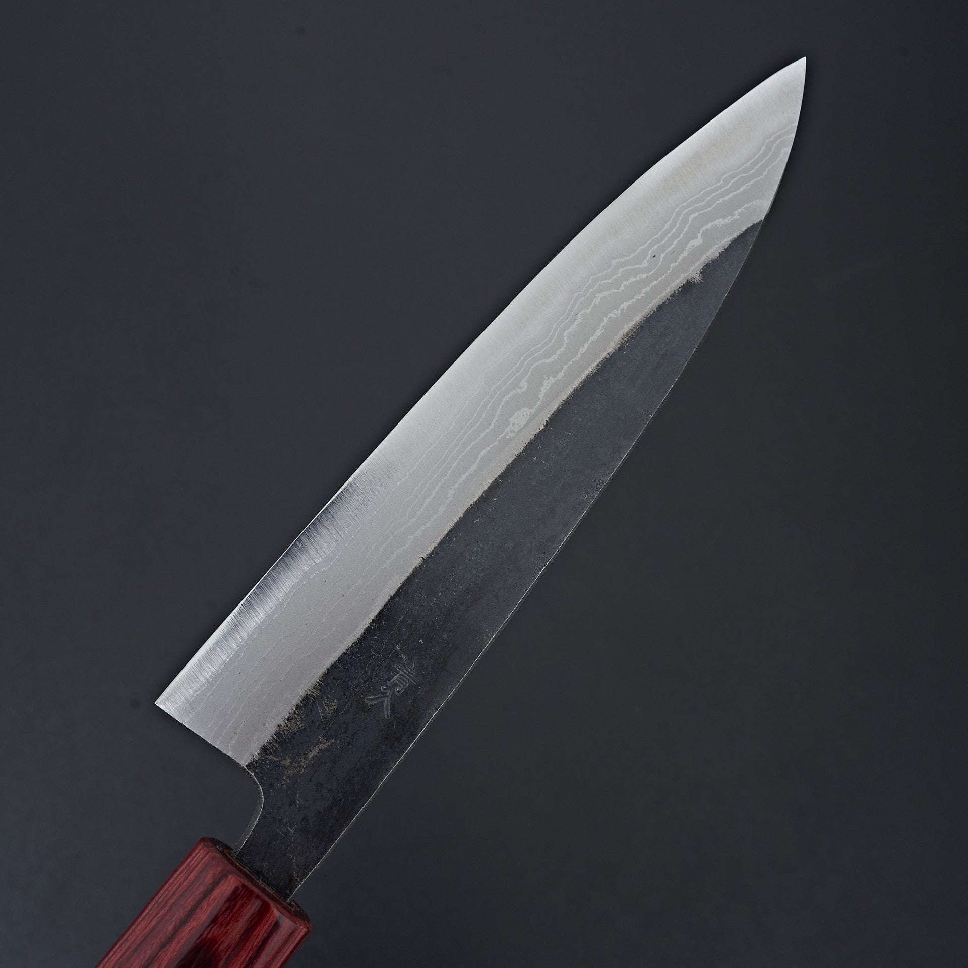 Muneishi Blue #2 Damascus Petty 150mm-Knife-Muneishi-Carbon Knife Co