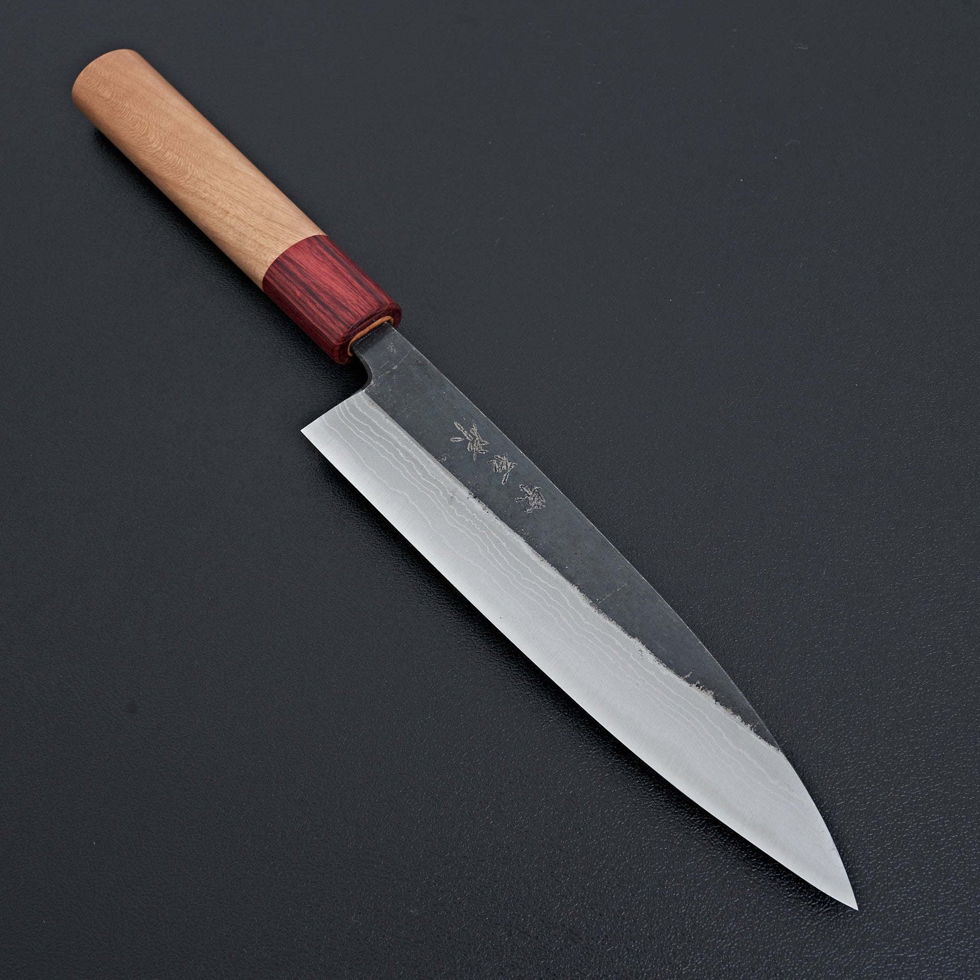 Muneishi Blue #2 Damascus Petty 150mm-Knife-Muneishi-Carbon Knife Co