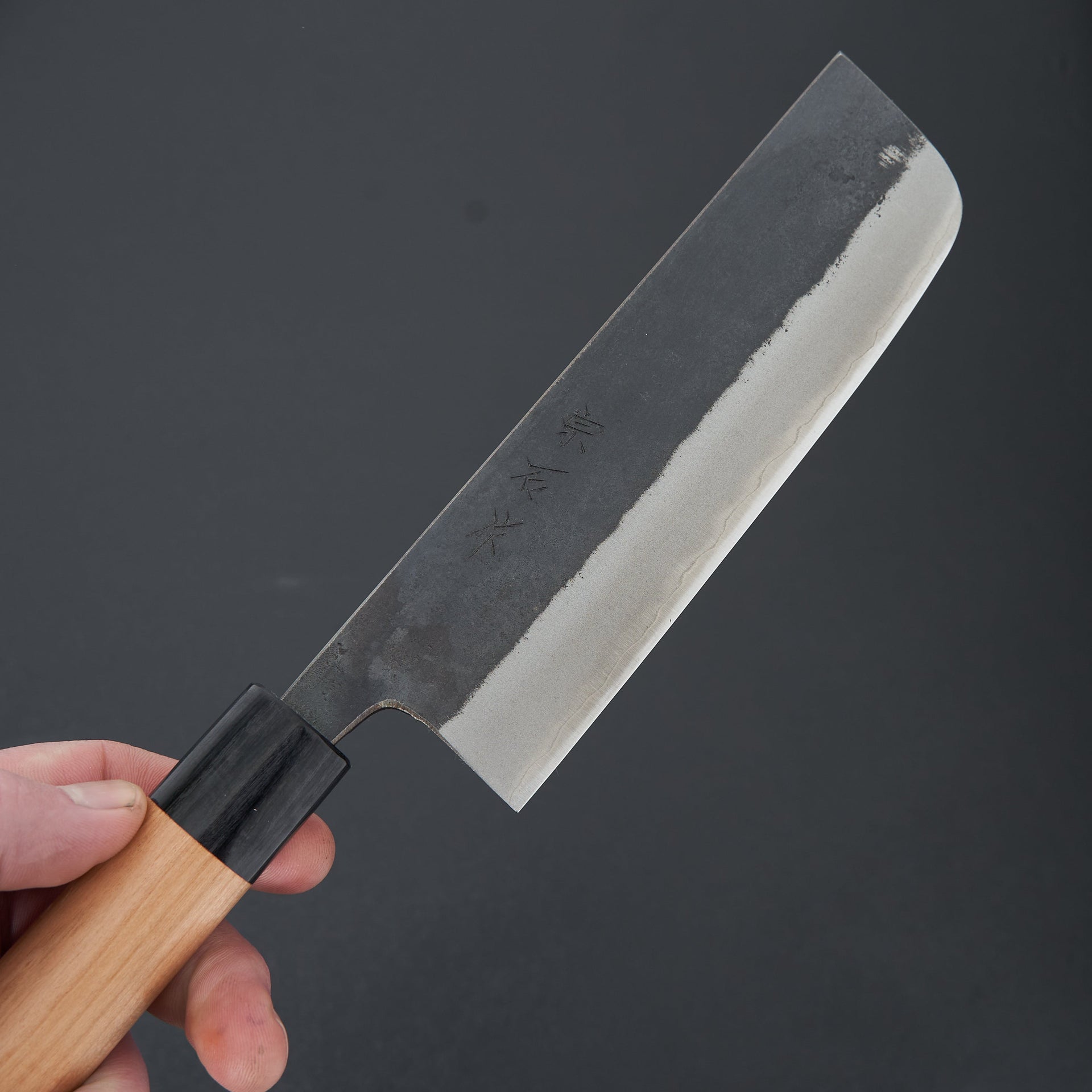 Muneishi Blue #2 Stainless Clad Nakiri 165mm-Knife-Muneishi-Carbon Knife Co