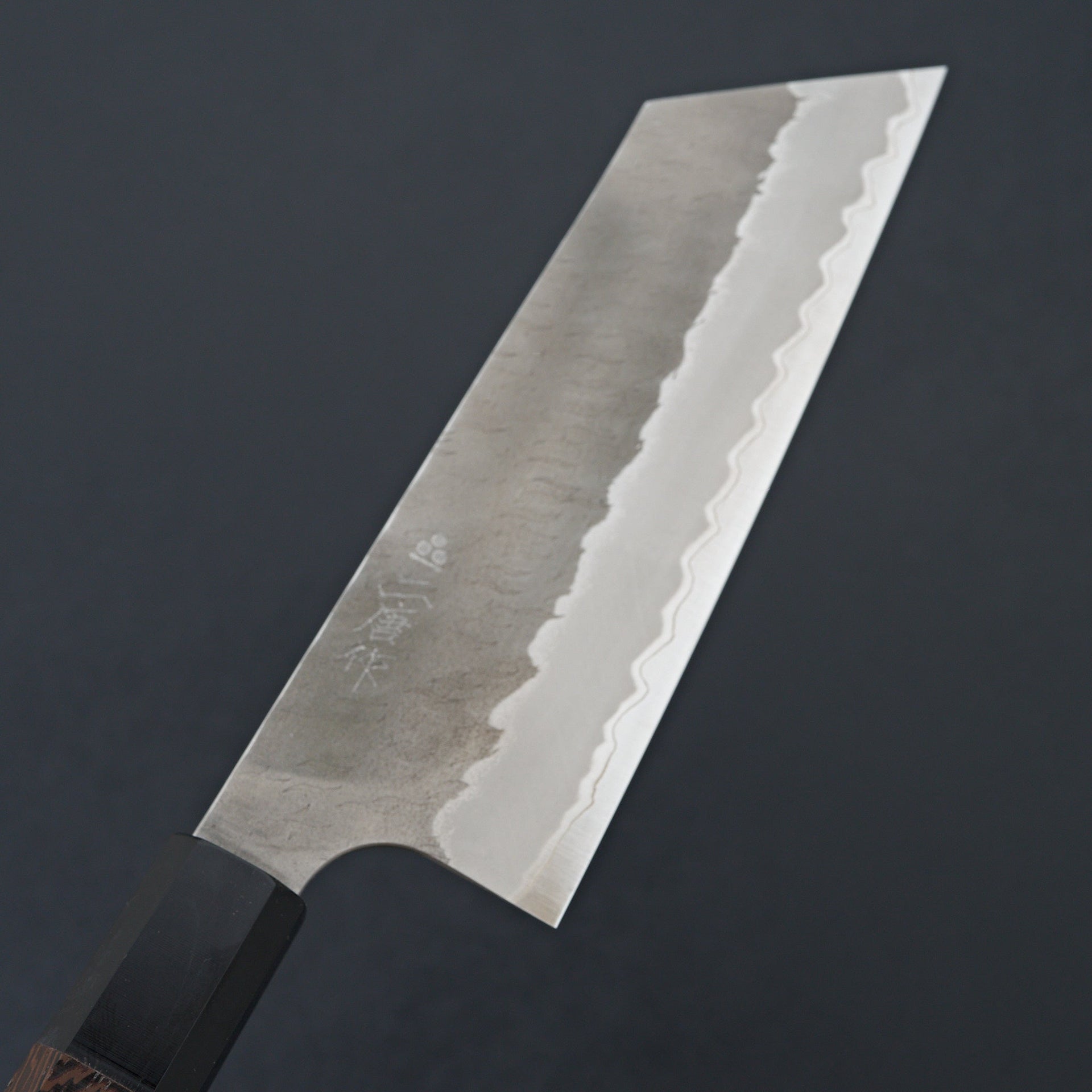 Nigara Hamono AS Migaki Tsuchime Kiritsuke Nakiri 180mm-Knife-Handk-Carbon Knife Co