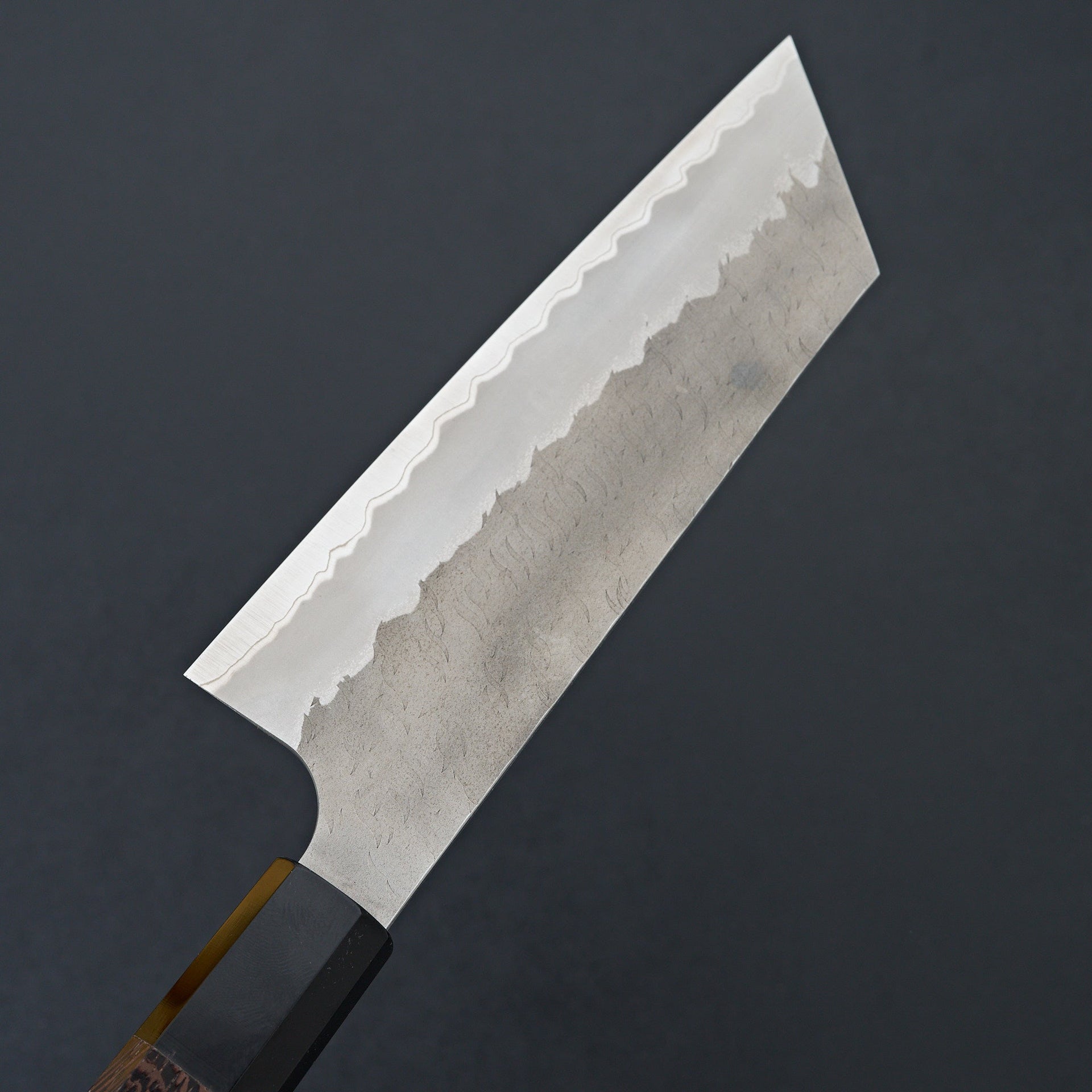 Nigara Hamono AS Migaki Tsuchime Kiritsuke Nakiri 180mm-Knife-Handk-Carbon Knife Co