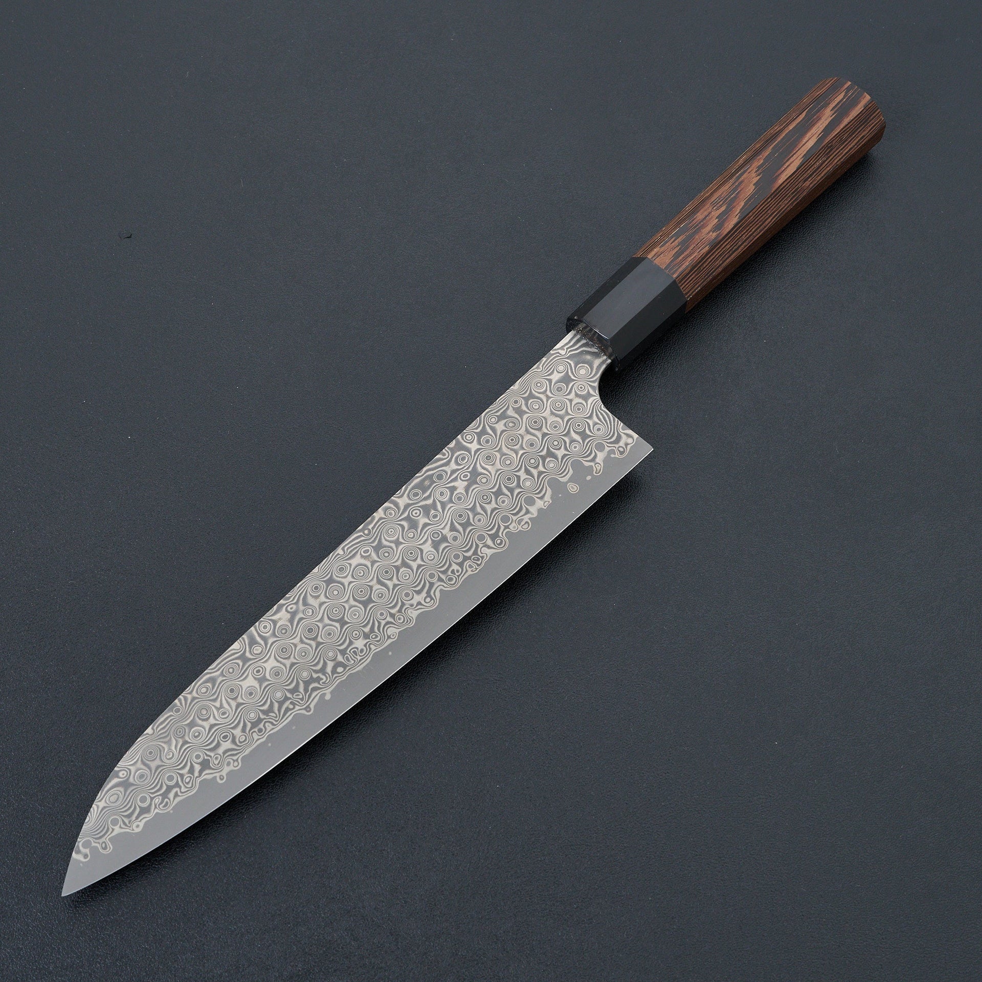 Nigara Hamono Anmon SG2 Damascus Gyuto 240mm-Knife-Handk-Carbon Knife Co