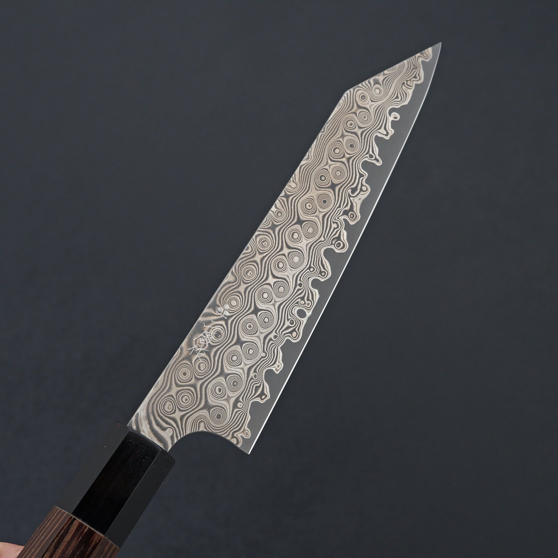 Nigara Hamono Anmon SG2 Damascus Kiritsuke Petty 150mm-Knife-Handk-Carbon Knife Co