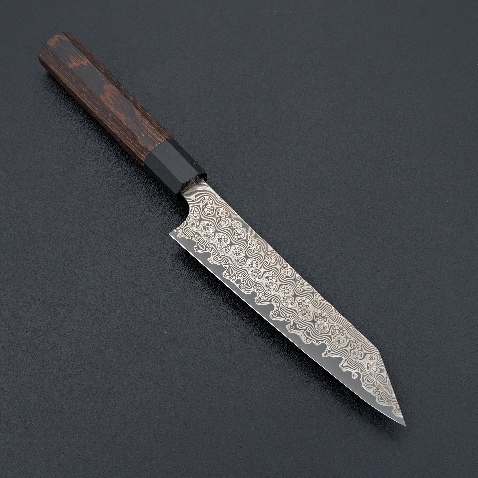 Nigara Hamono Anmon SG2 Damascus Kiritsuke Petty 150mm-Knife-Handk-Carbon Knife Co