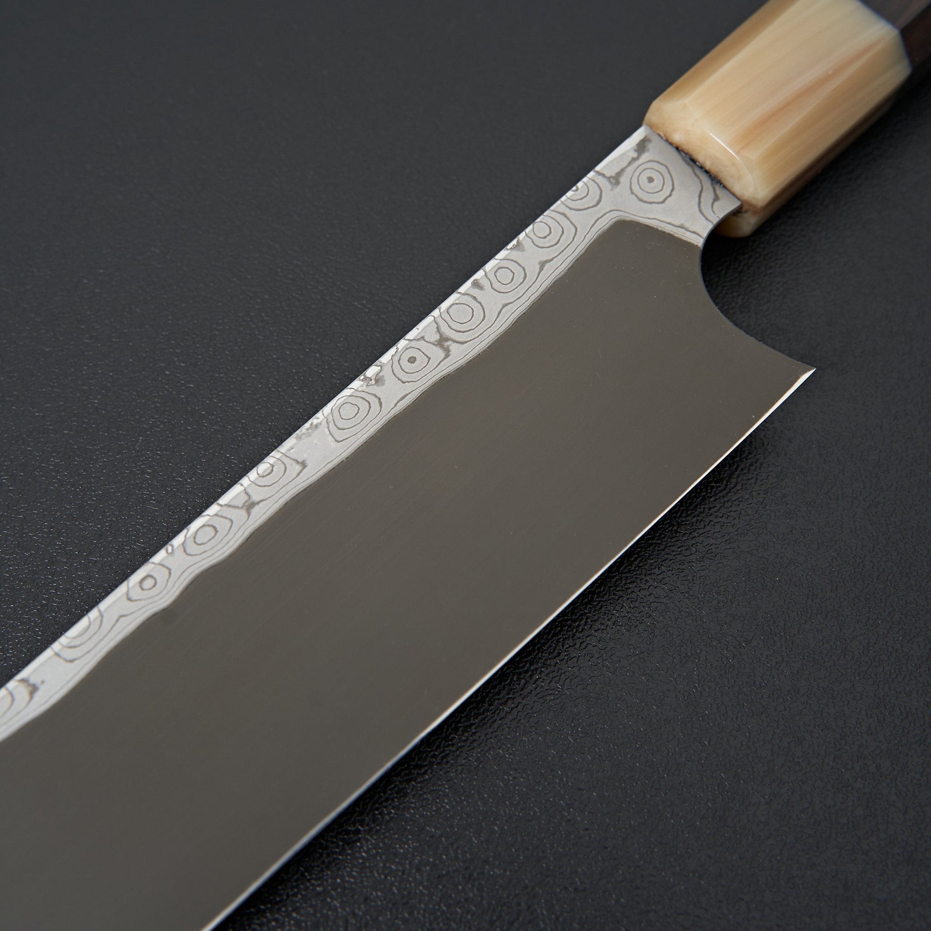 Nigara Hamono Blue 2 Kurozume Damascus Kiritsuke Yanagiba 270mm-Knife-Handk-Carbon Knife Co