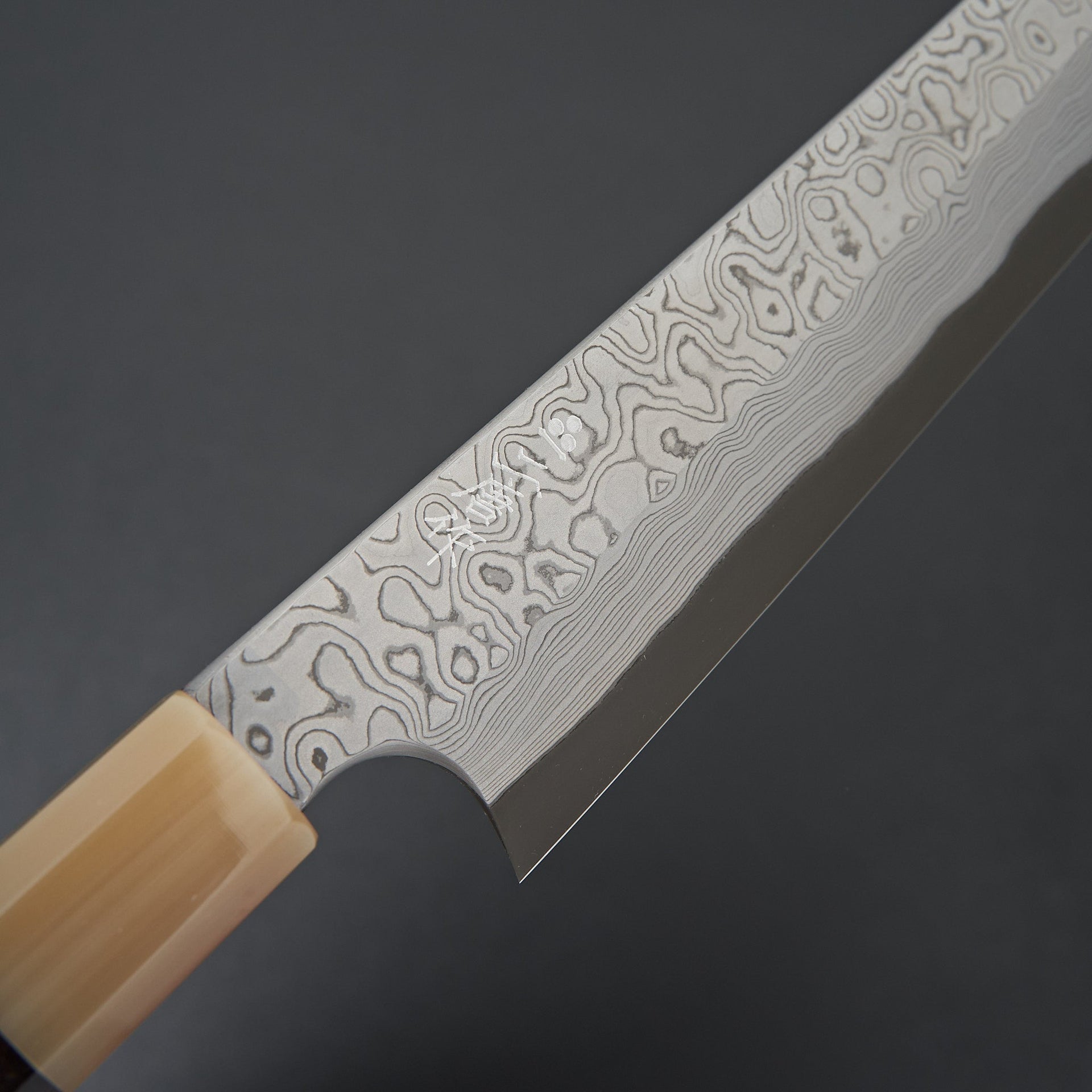 Nigara Hamono Blue 2 Kurozume Damascus Kiritsuke Yanagiba 270mm-Knife-Handk-Carbon Knife Co