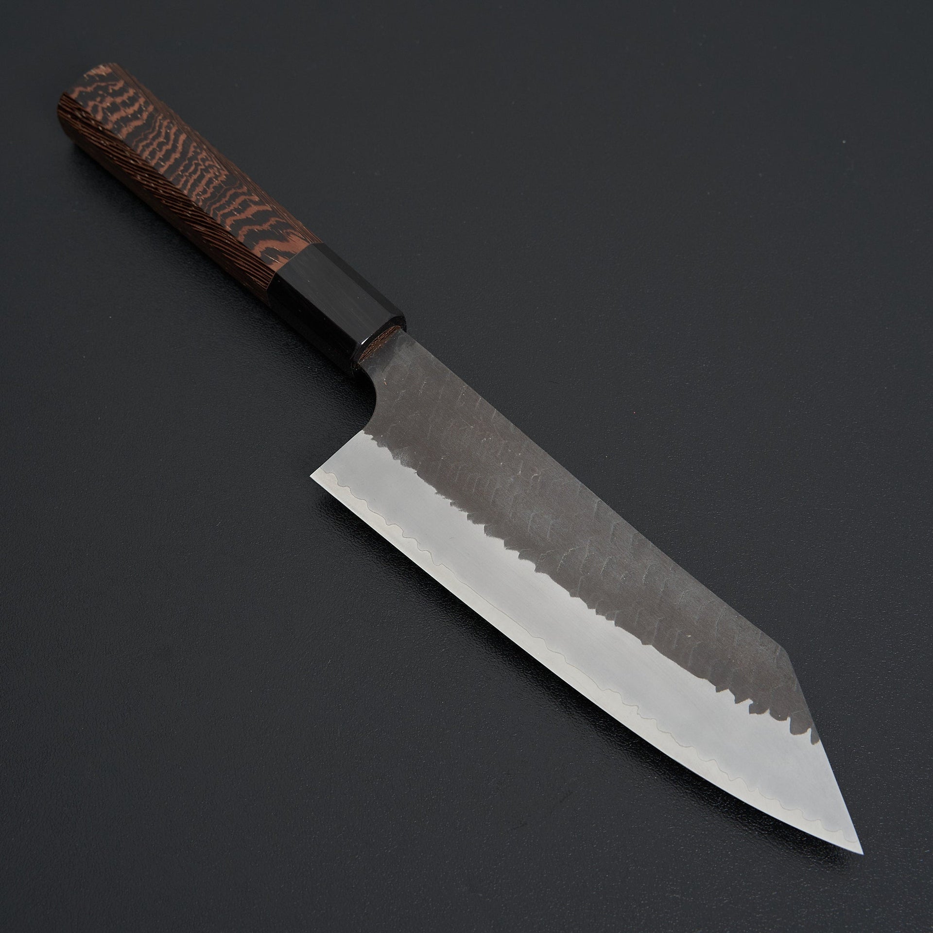 Nigara Hamono SG2 Kurouchi Tsuchime Bunka 180mm-Knife-Handk-Carbon Knife Co