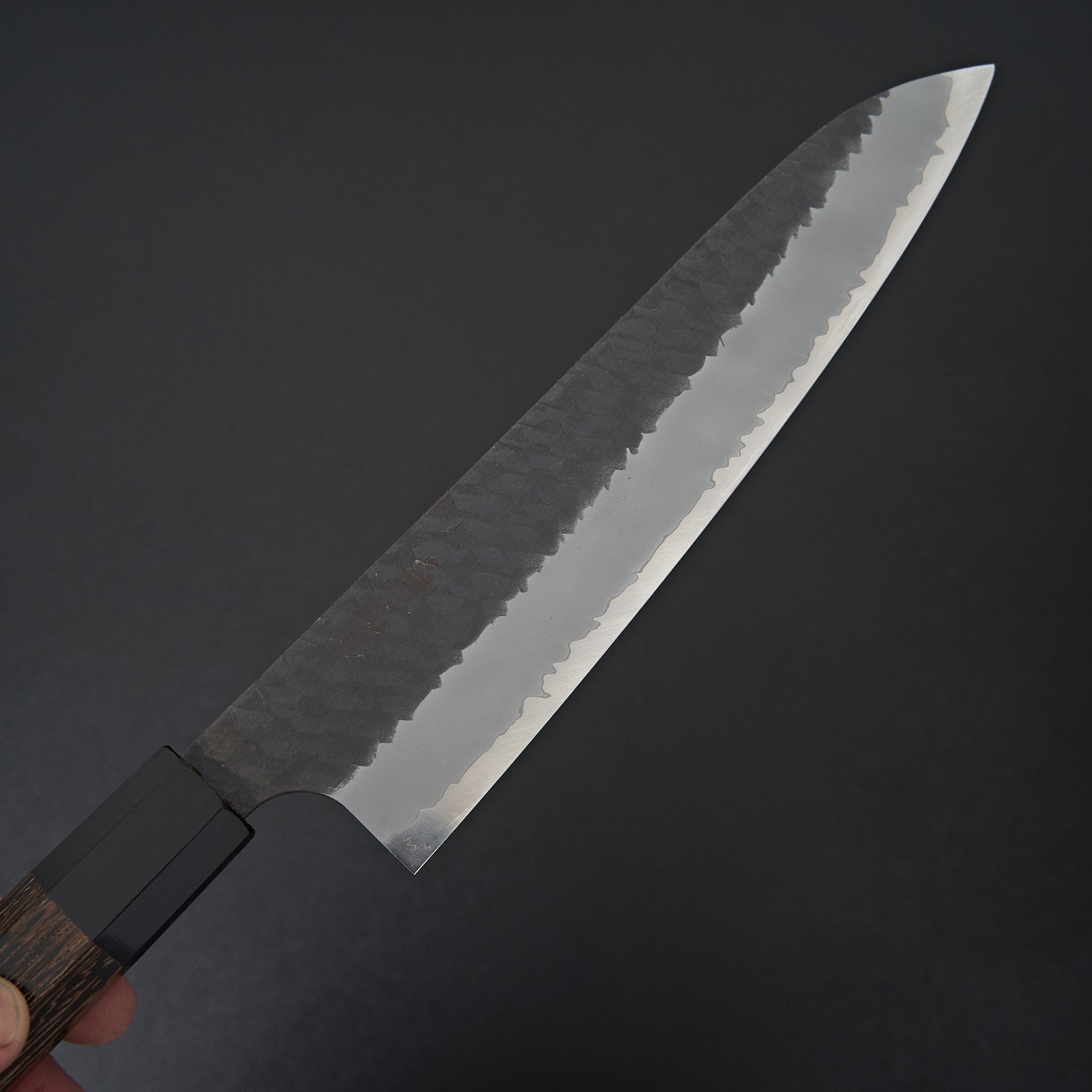 Nigara Hamono SG2 Kurouchi Tsuchime Gyuto 240mm-Knife-Handk-Carbon Knife Co