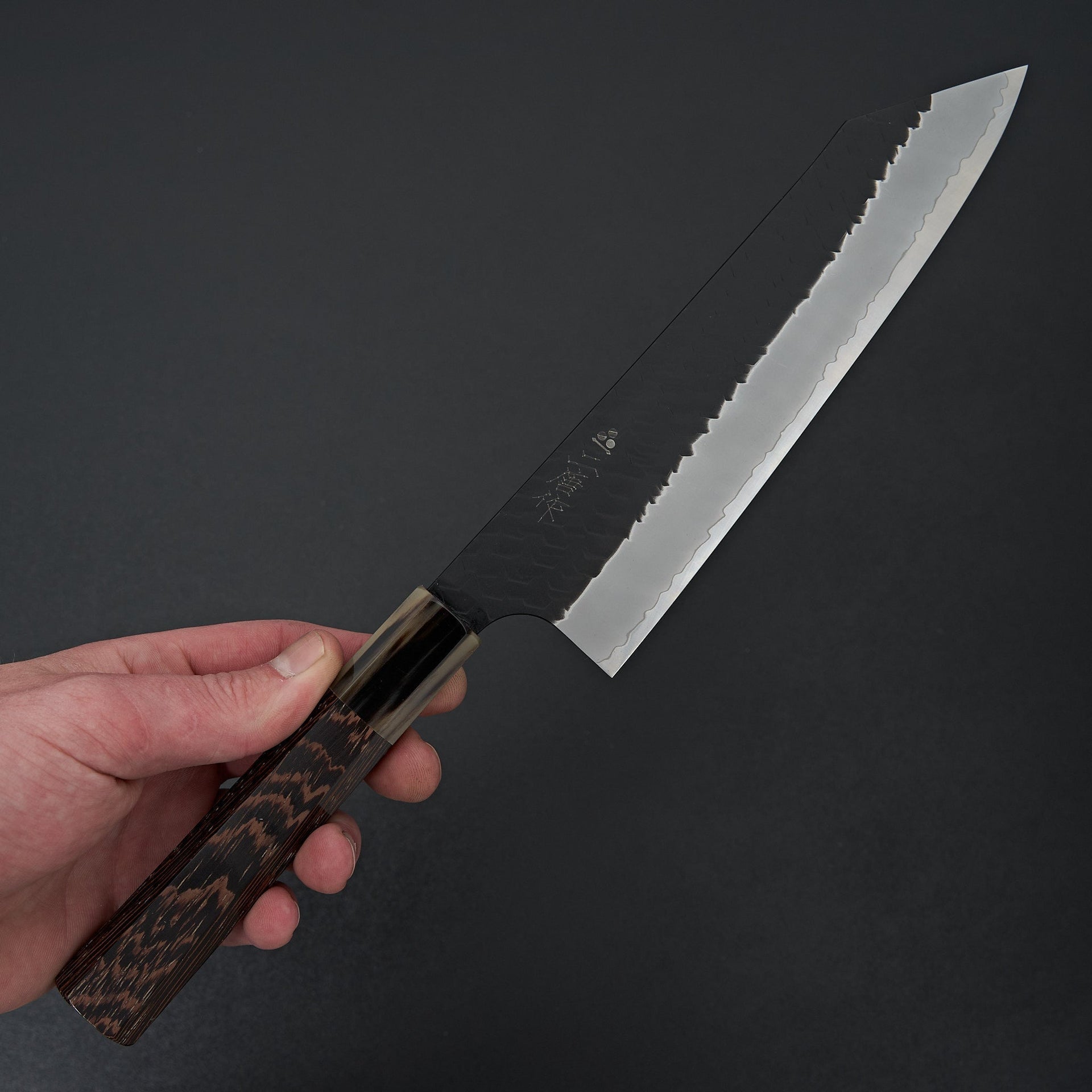 Nigara Hamono SG2 Kurouchi Tsuchime Kiritsuke Gyuto 210mm-Knife-Handk-Carbon Knife Co
