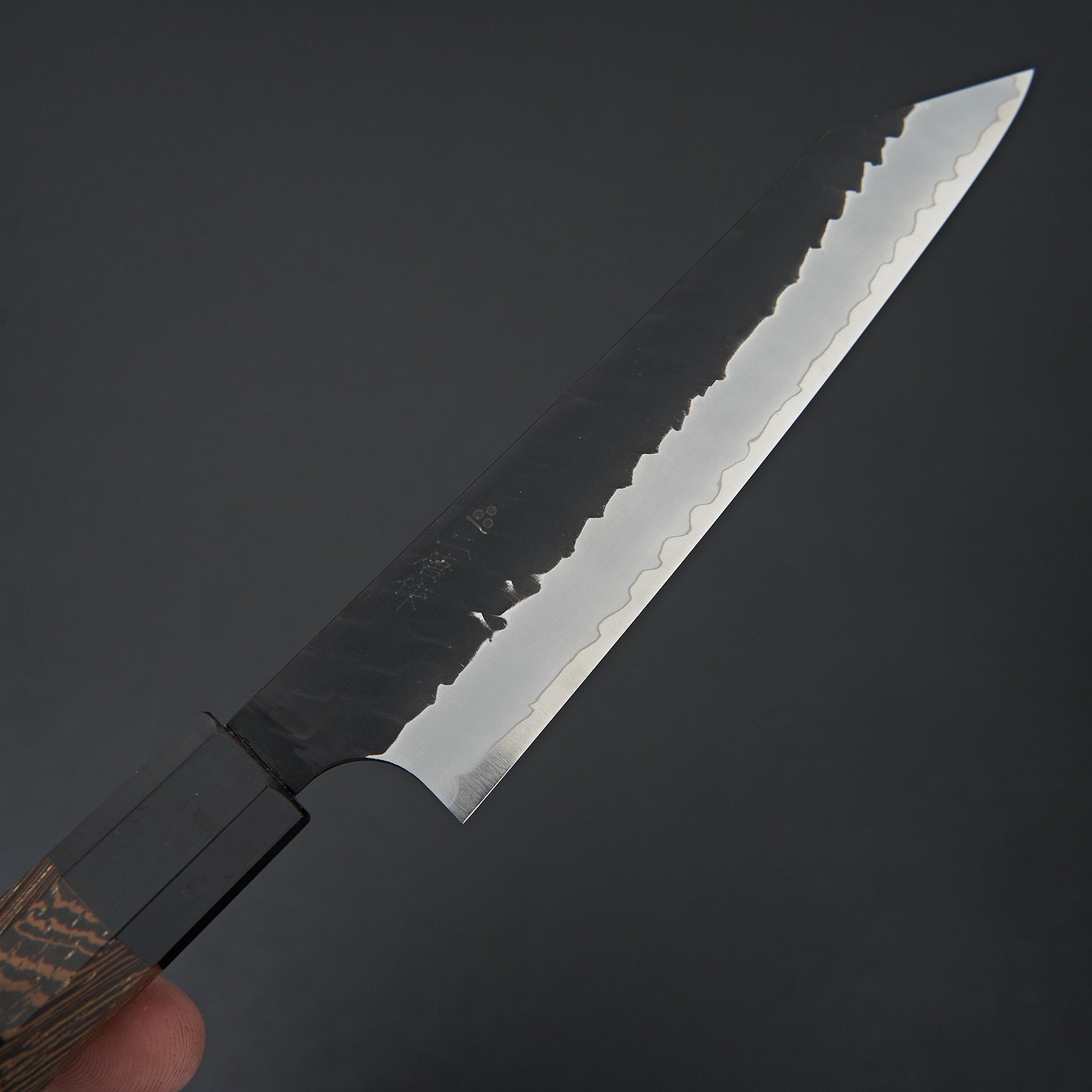 Nigara Hamono SG2 Kurouchi Tsuchime Kiritsuke Petty 150mm-Knife-Handk-Carbon Knife Co