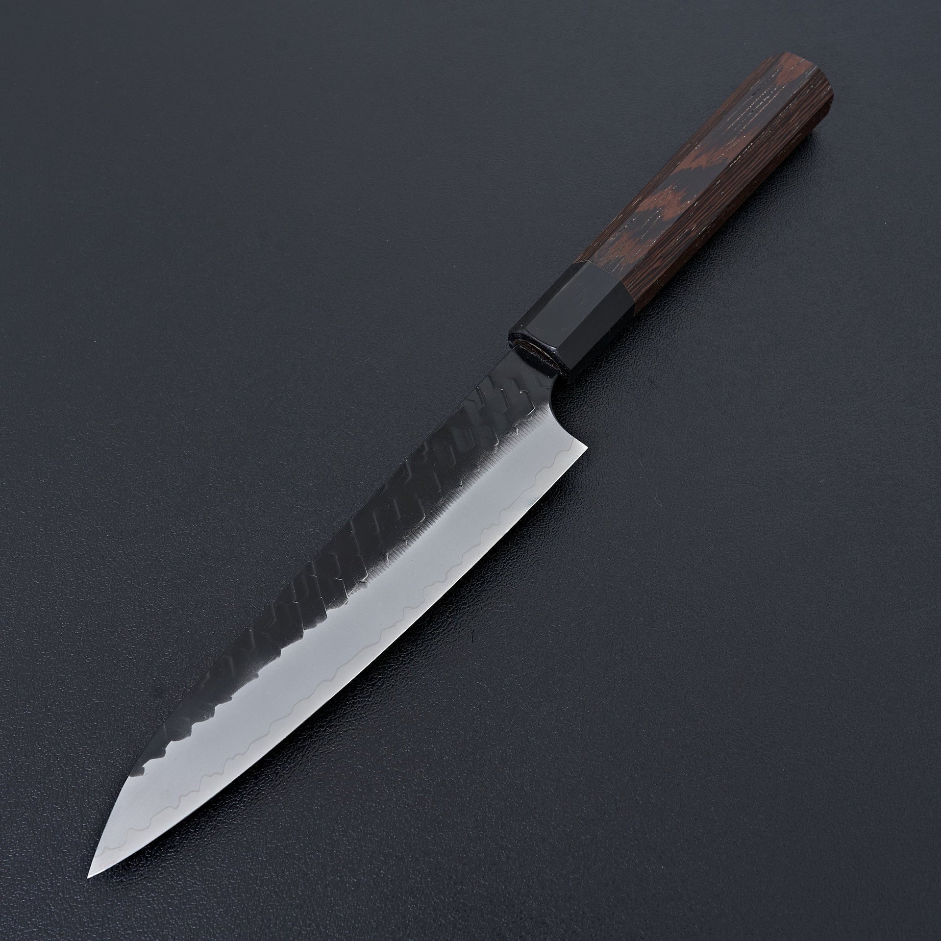 Nigara Hamono SG2 Kurouchi Tsuchime Petty 150mm-Knife-Handk-Carbon Knife Co