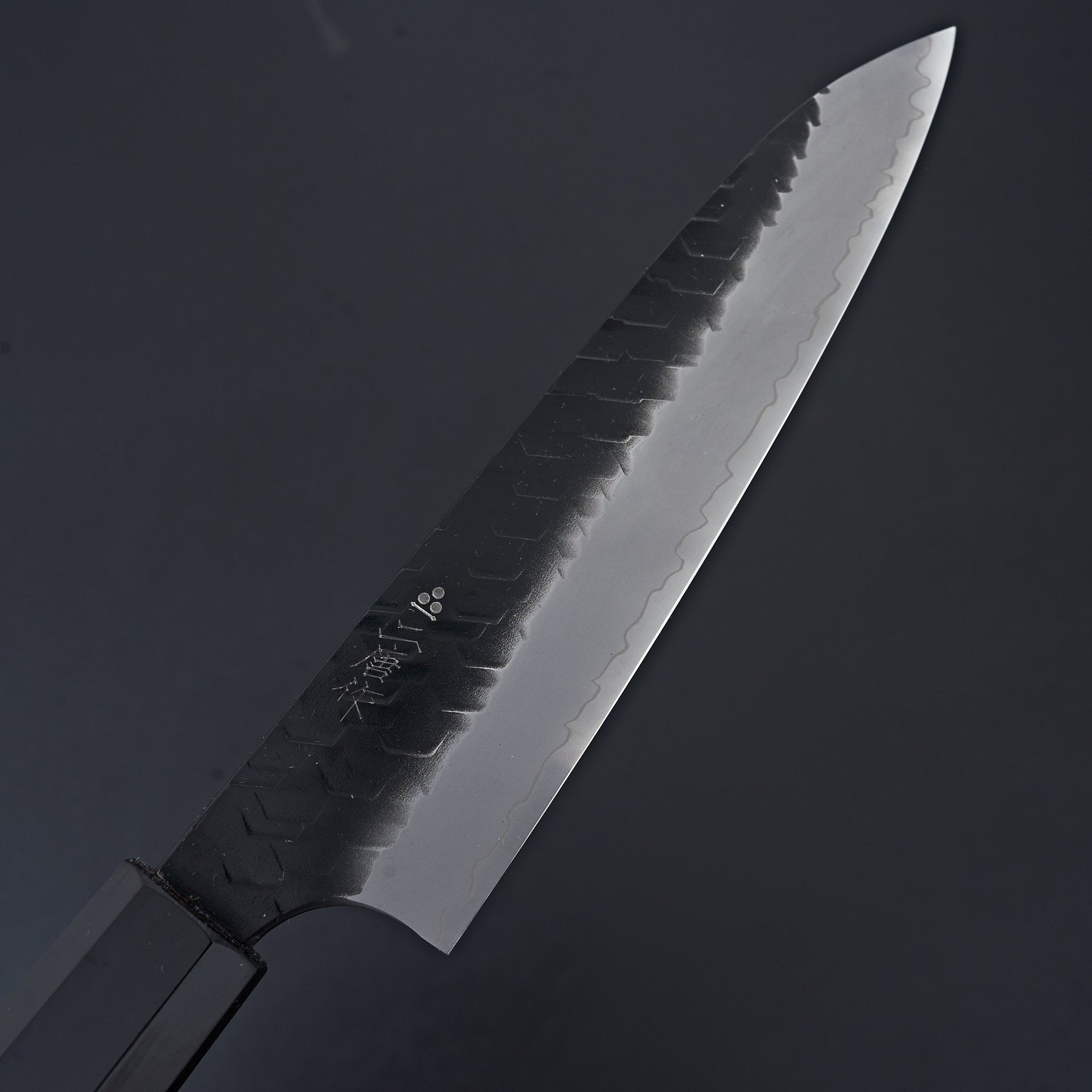 Nigara Hamono SG2 Kurouchi Tsuchime Petty 150mm-Knife-Handk-Carbon Knife Co