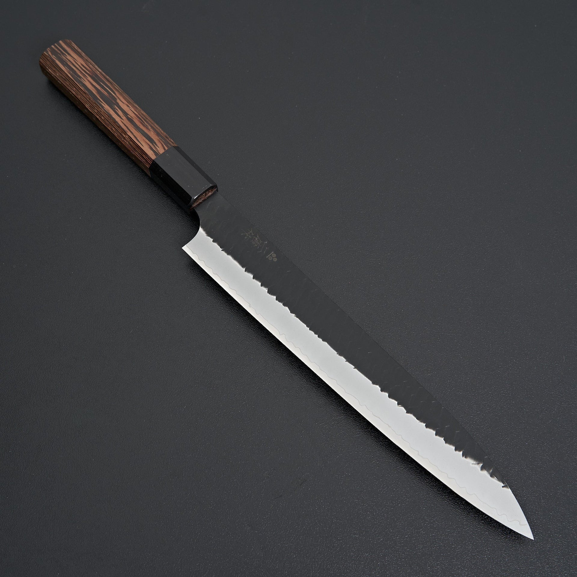 Nigara Hamono SG2 Kurouchi Tsuchime Sujihiki 240mm-Knife-Handk-Carbon Knife Co