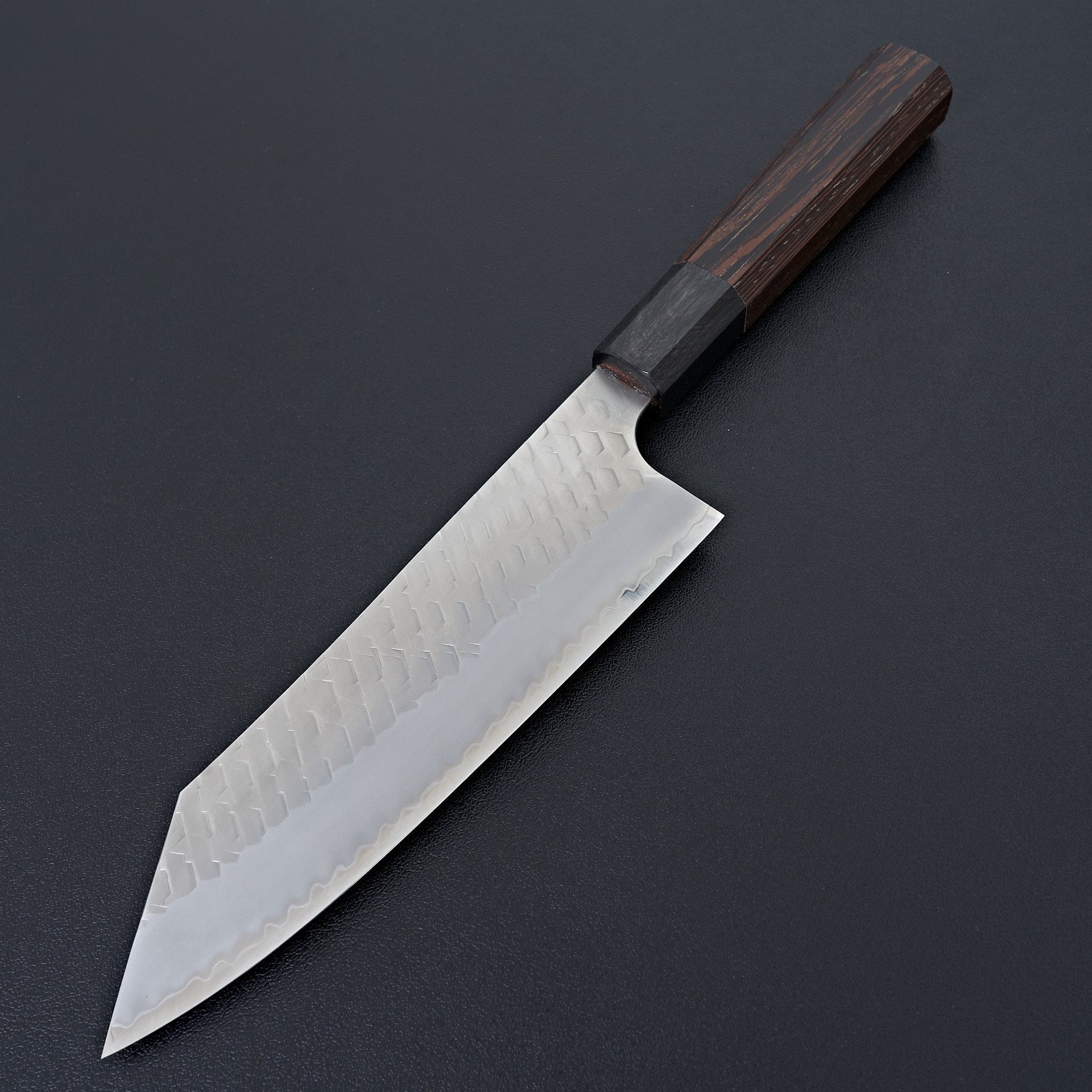 Nigara Hamono SG2 Migaki Tsuchime Bunka 180mm-Knife-Handk-Carbon Knife Co