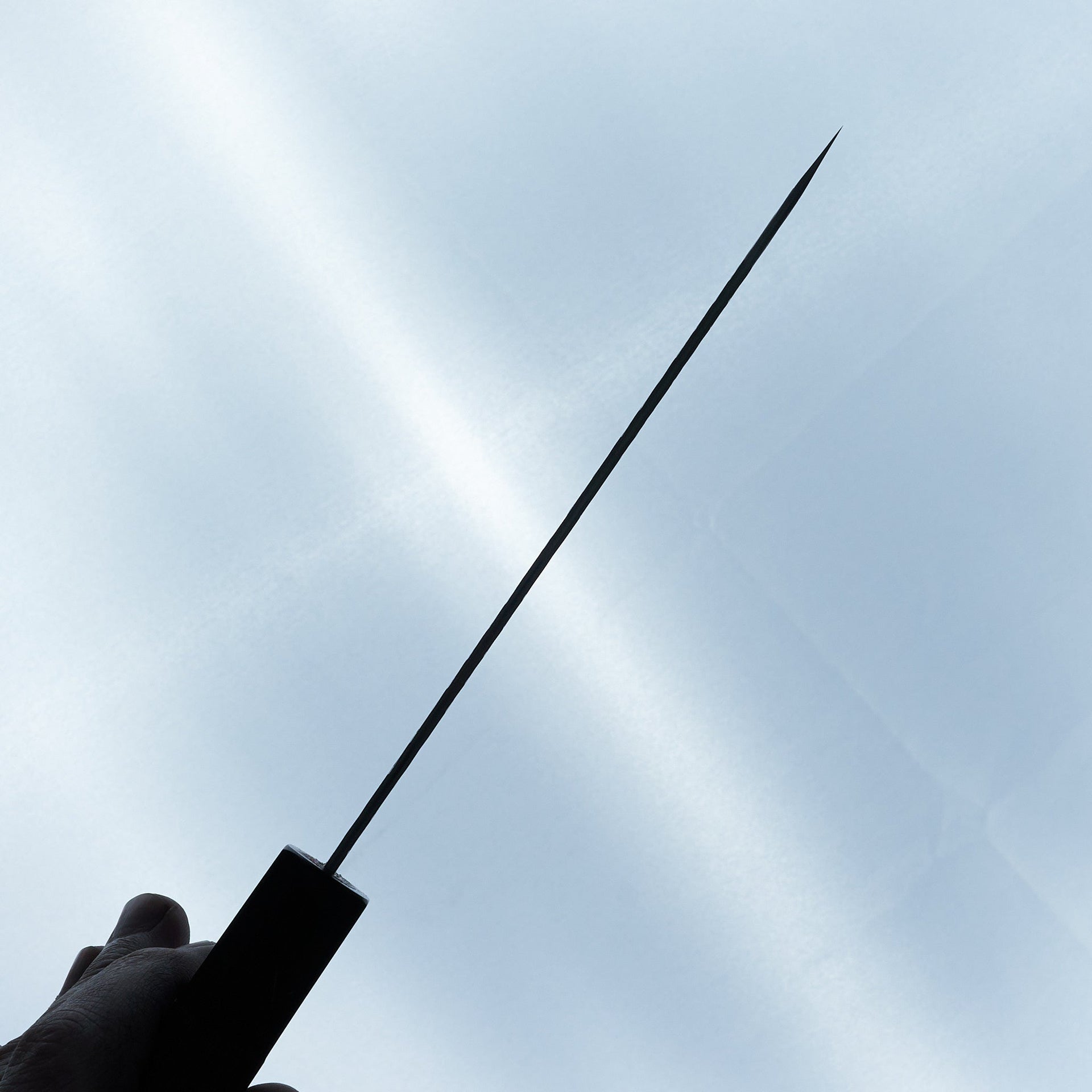 Nigara Hamono SG2 Migaki Tsuchime Bunka 180mm-Knife-Handk-Carbon Knife Co