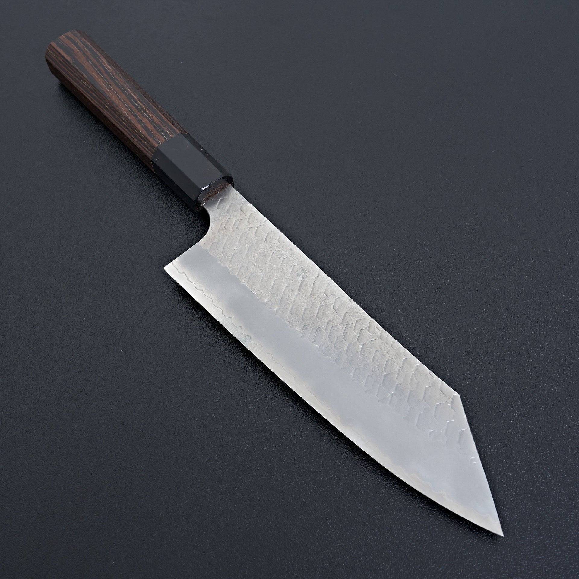 Nigara Hamono SG2 Migaki Tsuchime Bunka 180mm-Knife-Handk-Carbon Knife Co