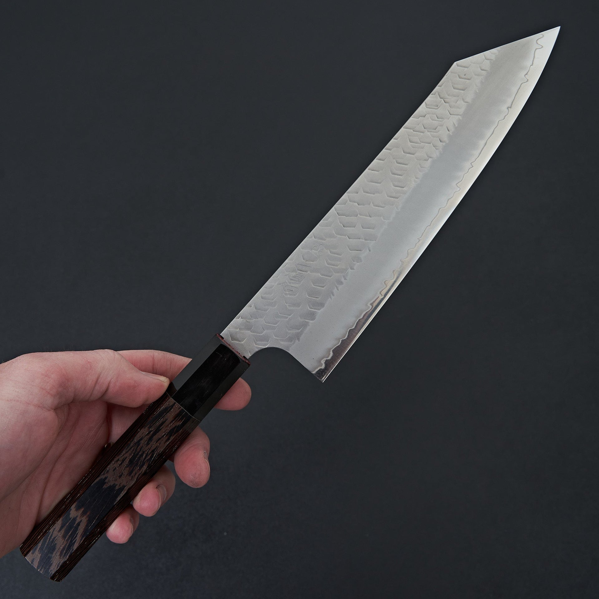 Nigara Hamono SG2 Migaki Tsuchime Kiritsuke Gyuto 210mm-Knife-Handk-Carbon Knife Co