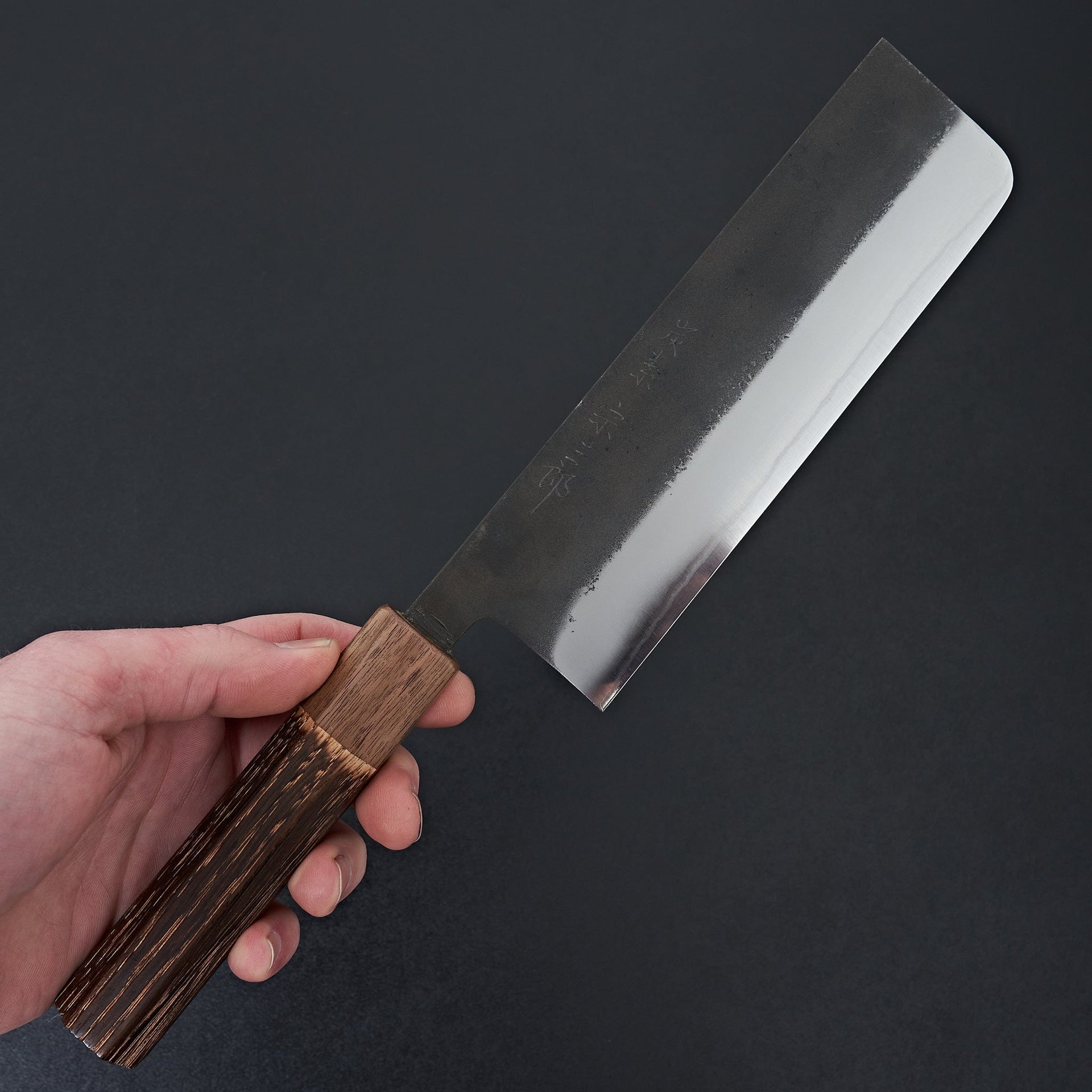 Nihei White #2 Stainless Clad Nakiri 165mm-Knife-Nihei-Carbon Knife Co