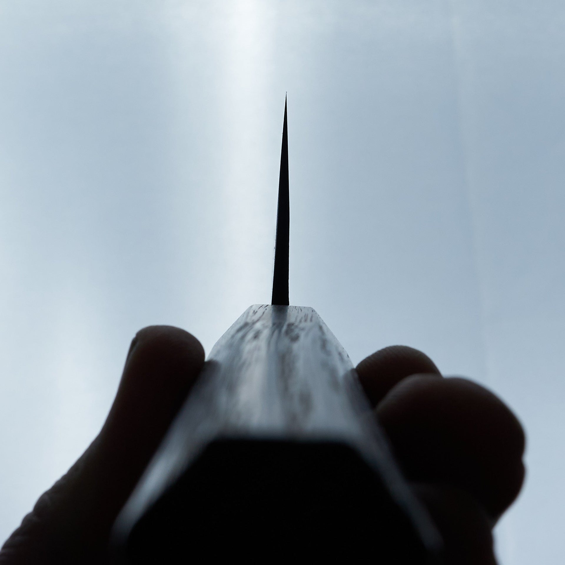 Nihei White #2 Stainless Clad Nakiri 165mm-Knife-Nihei-Carbon Knife Co