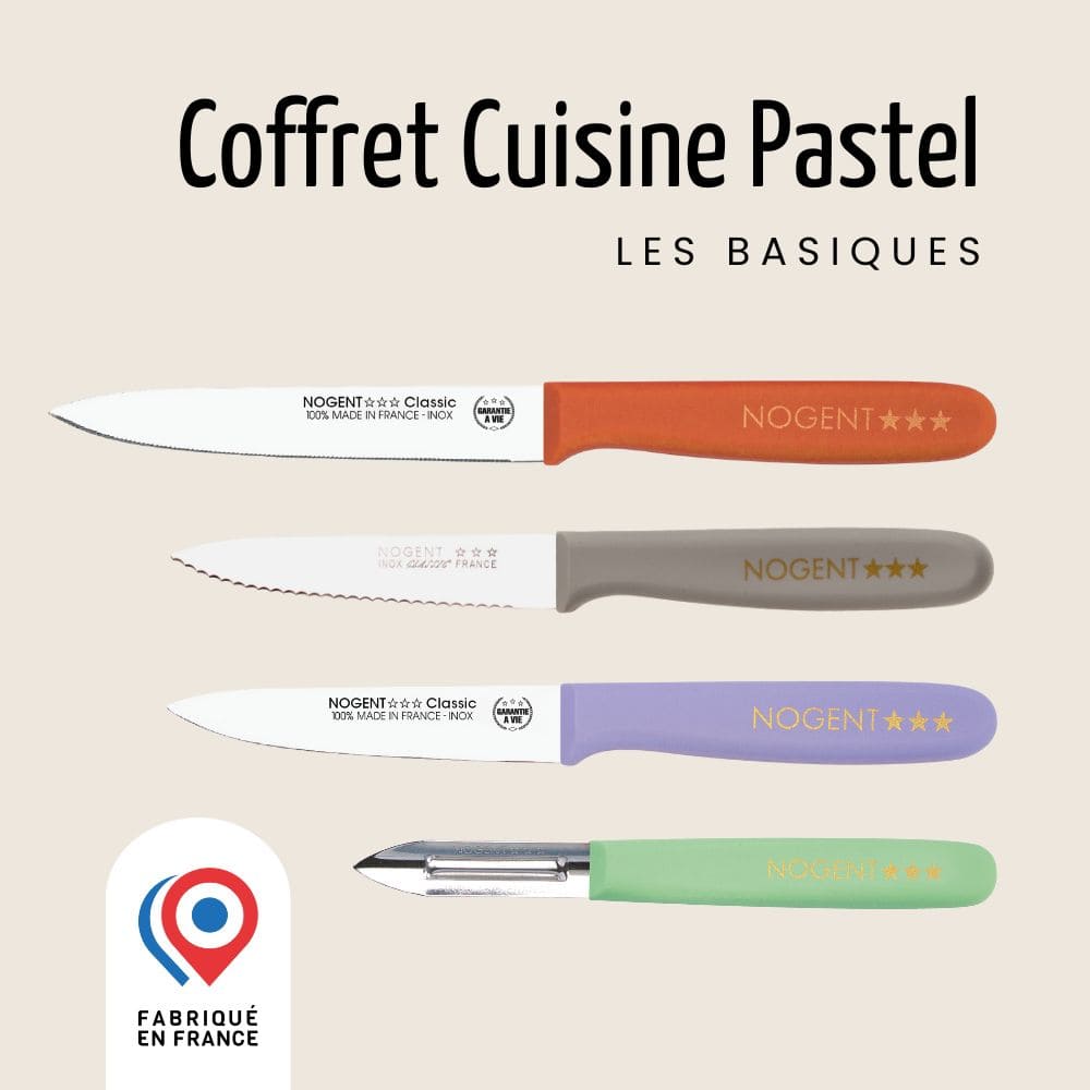 Nogent Kitchen Essentials Set Blue, Biscuit, Grey, Red Peeler-Knife-Nogent-Carbon Knife Co
