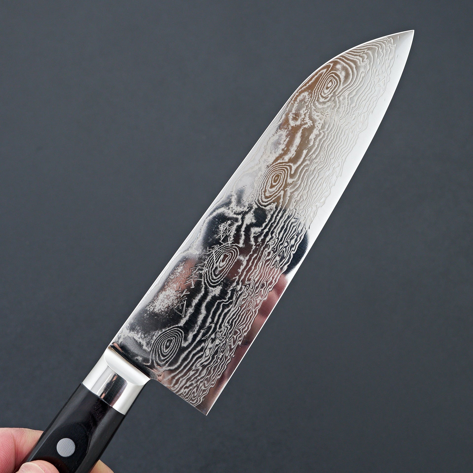 Ryusen Bonten Unryu Santoku 175mm Western Handle-Knife-Ryusen-Carbon Knife Co