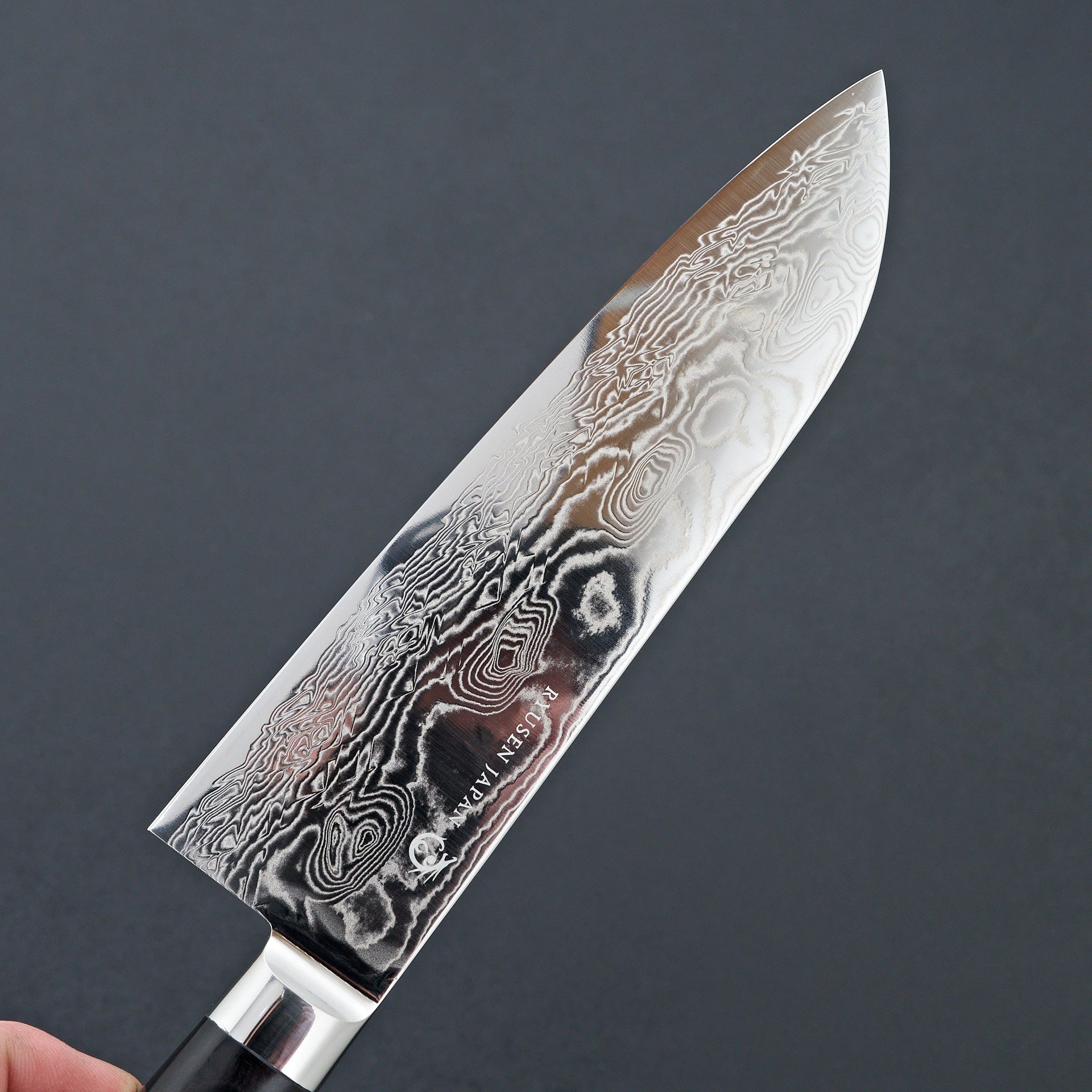 Ryusen Bonten Unryu Santoku 175mm Western Handle-Knife-Ryusen-Carbon Knife Co