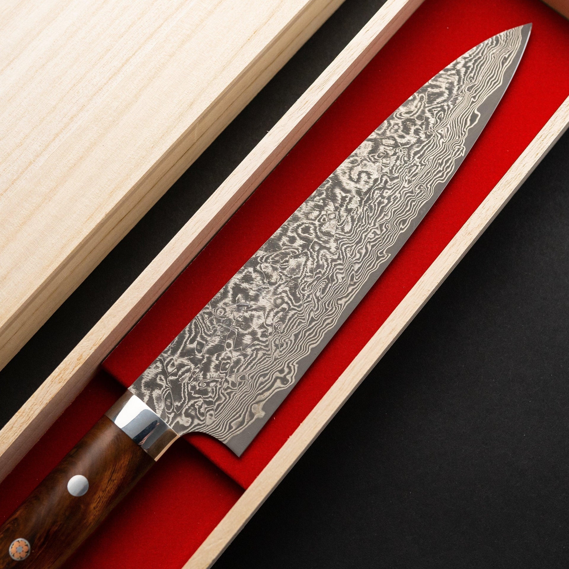 Saji R2 Ironwood Handle Gyuto 210mm-Knife-Takeshi Saji-Carbon Knife Co