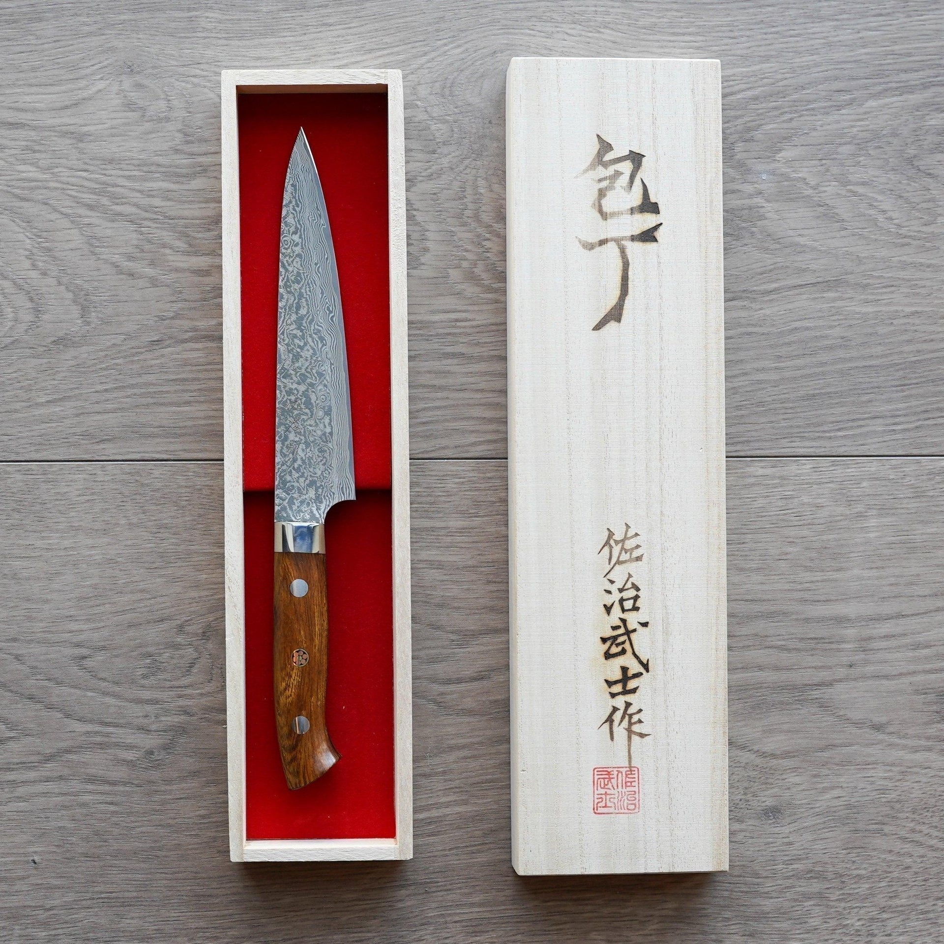 Saji R2 Ironwood Handle Petty 150mm-Knife-Takeshi Saji-Carbon Knife Co