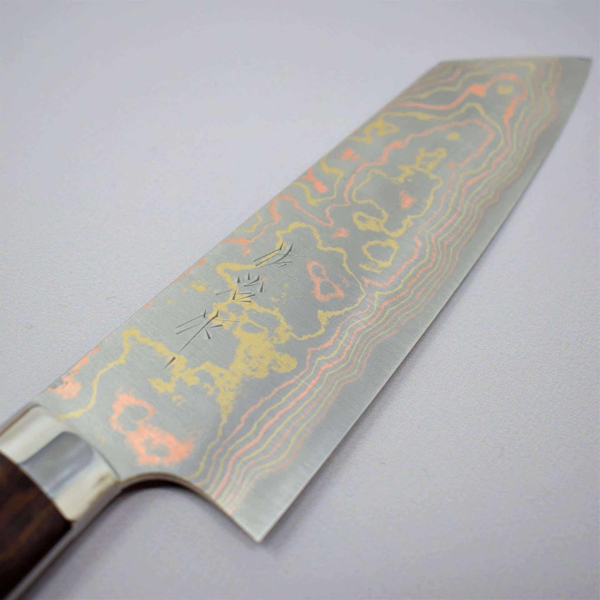 Saji Rainbow Damascus Bunka-Knife-Takeshi Saji-Carbon Knife Co