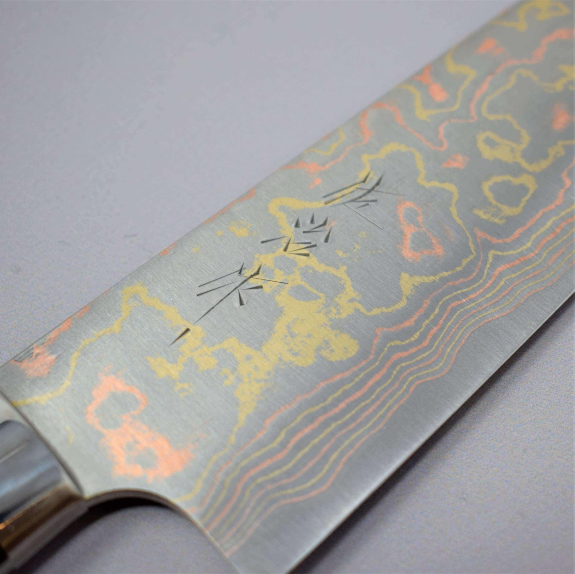 Saji Rainbow Damascus Bunka-Knife-Takeshi Saji-Carbon Knife Co