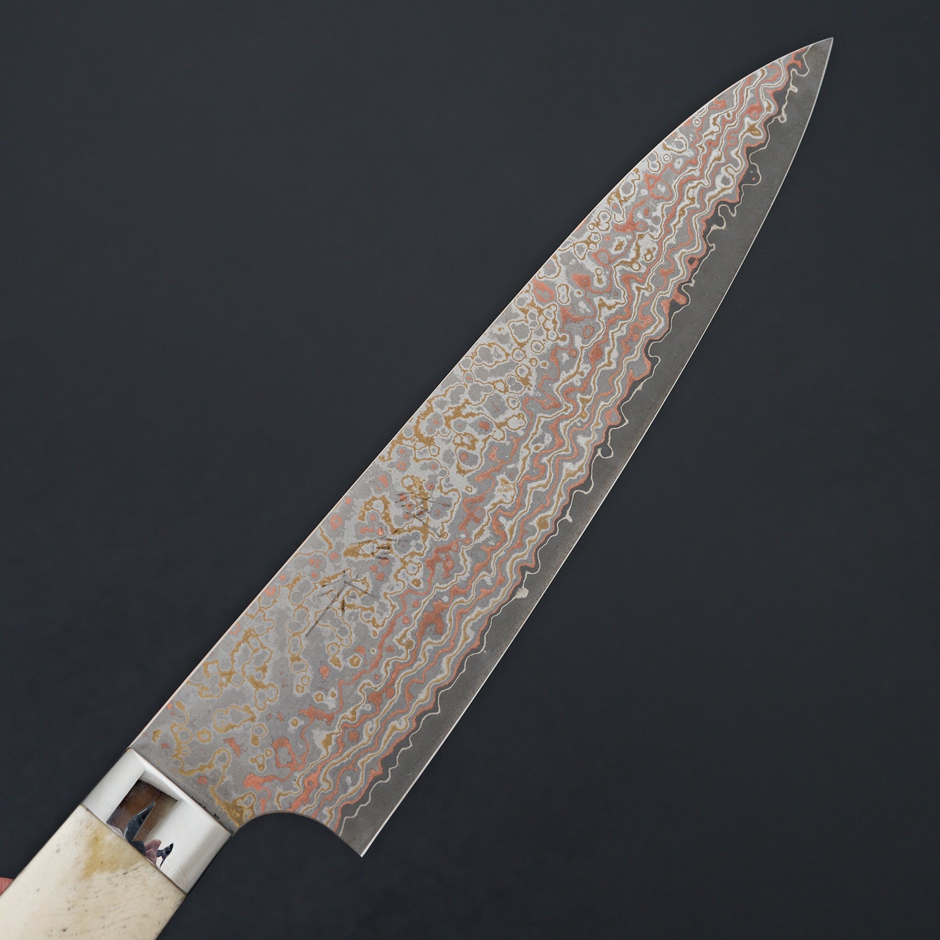 Saji Yushoku Damascus Gyuto 180mm-Knife-Nakaya-Carbon Knife Co