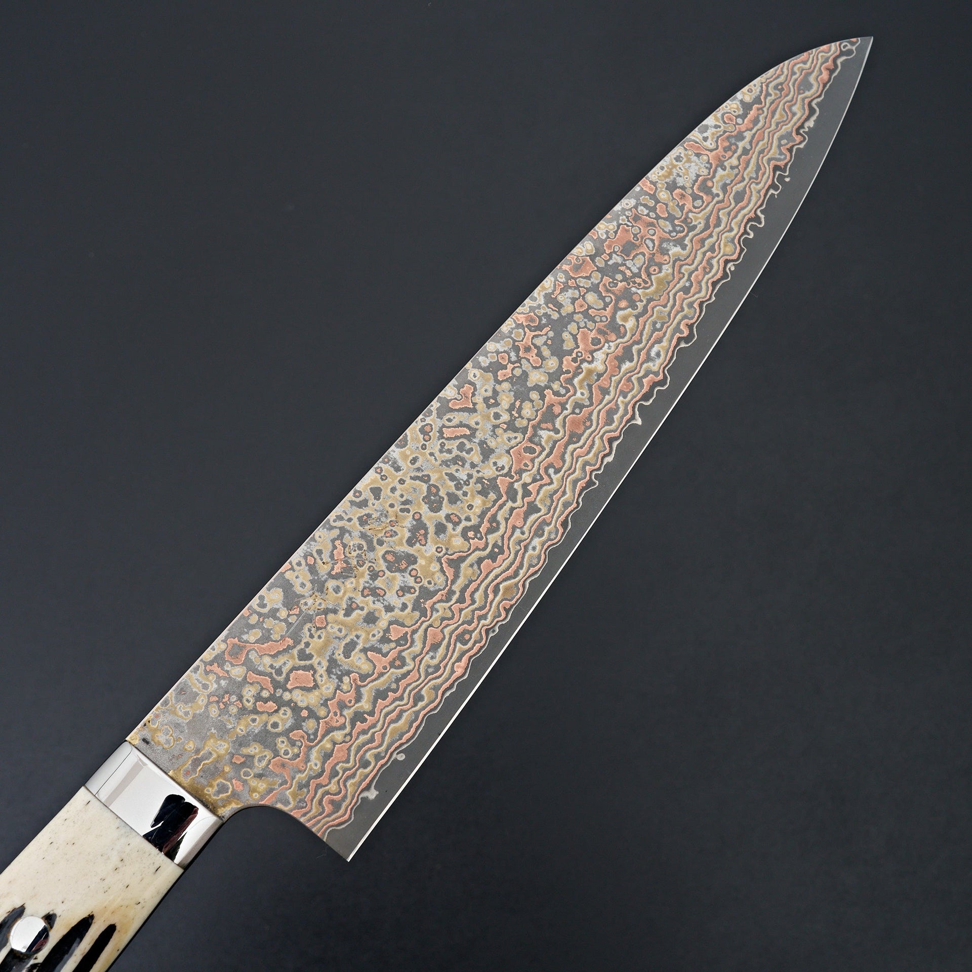Saji Yushoku Damascus Gyuto 240mm-Knife-Nakaya-Carbon Knife Co