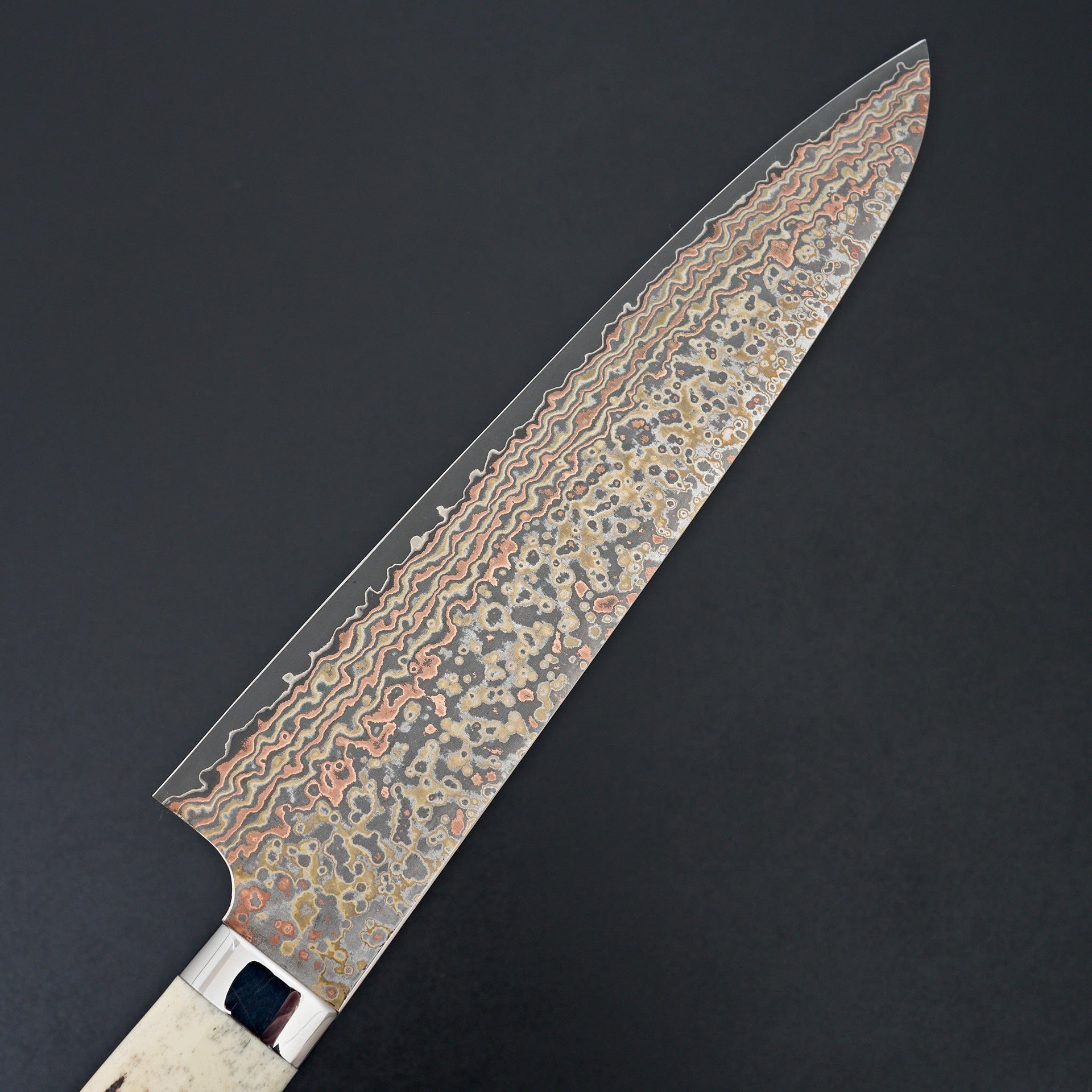 Saji Yushoku Damascus Gyuto 240mm-Knife-Nakaya-Carbon Knife Co