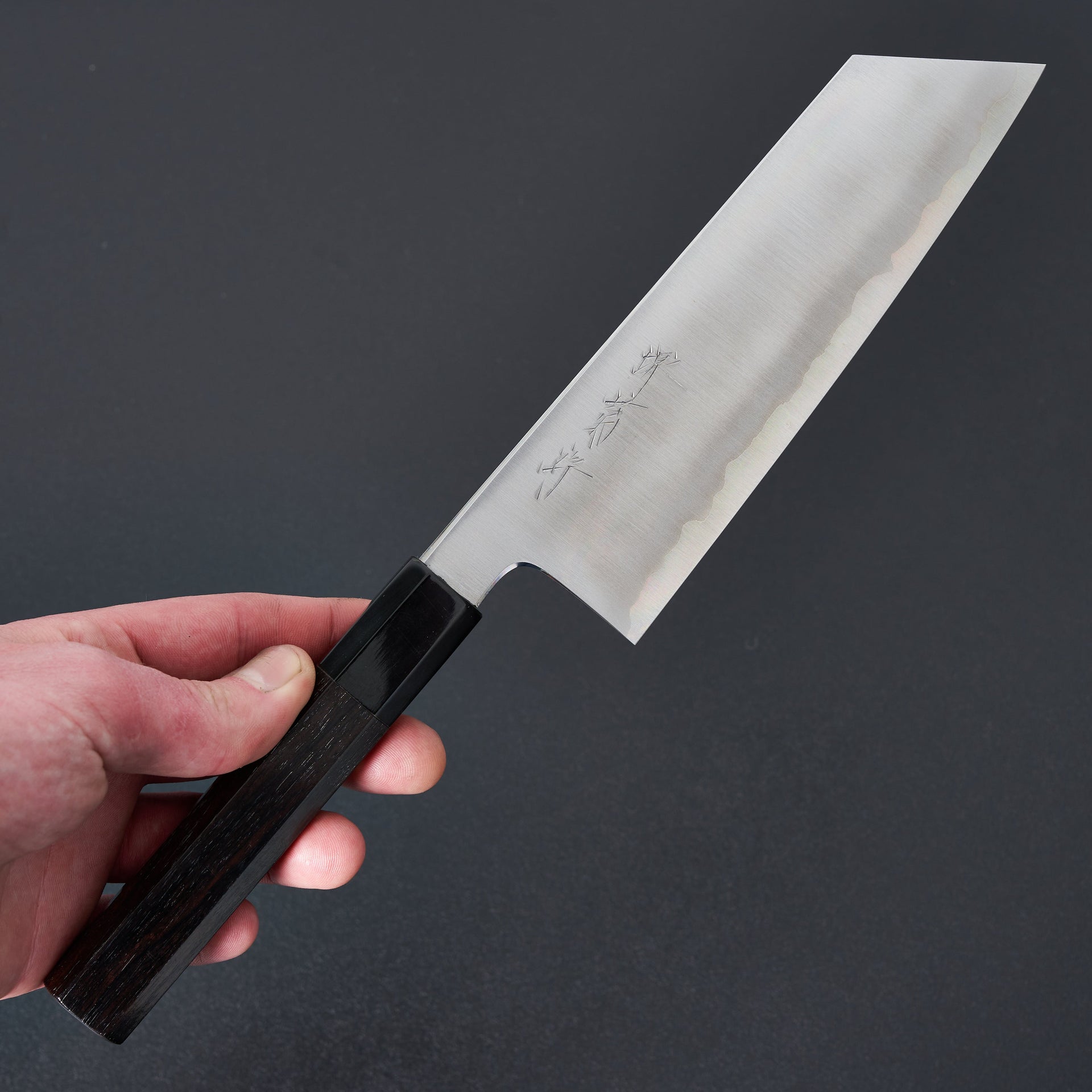 Sakai Kikumori Blue #1 Yugiri Kiritsuke Santoku 180mm-Knife-Sakai Kikumori-Carbon Knife Co