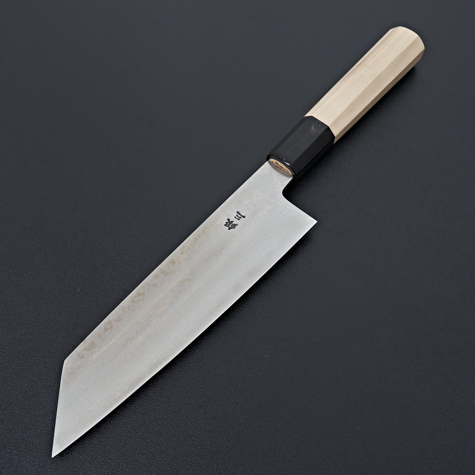 Sakai Kikumori Ginsan Damascus Kiritsuke Santoku 180mm-Knife-Sakai Kikumori-Carbon Knife Co