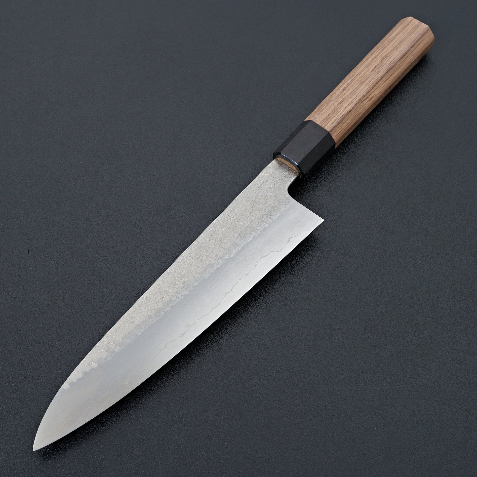 Sakai Kikumori Ginsan Tsuchime Gyuto 210mm-Knife-Sakai Kikumori-Carbon Knife Co