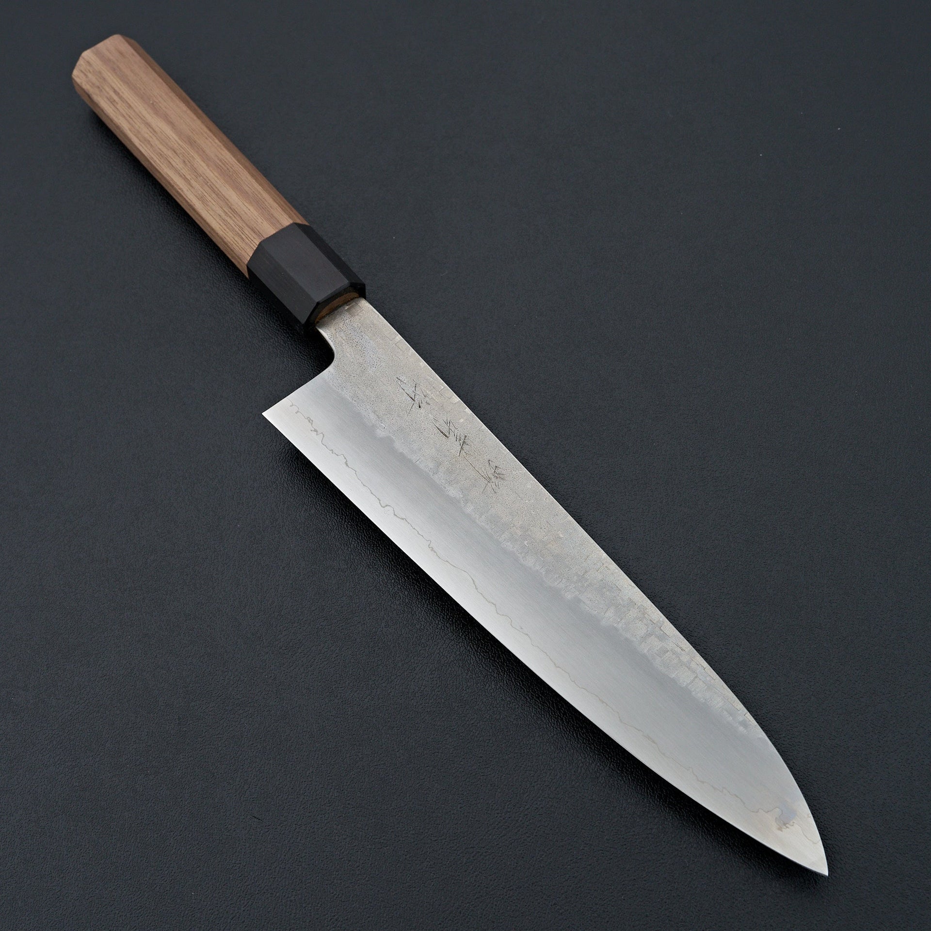 Sakai Kikumori Ginsan Tsuchime Gyuto 210mm-Knife-Sakai Kikumori-Carbon Knife Co