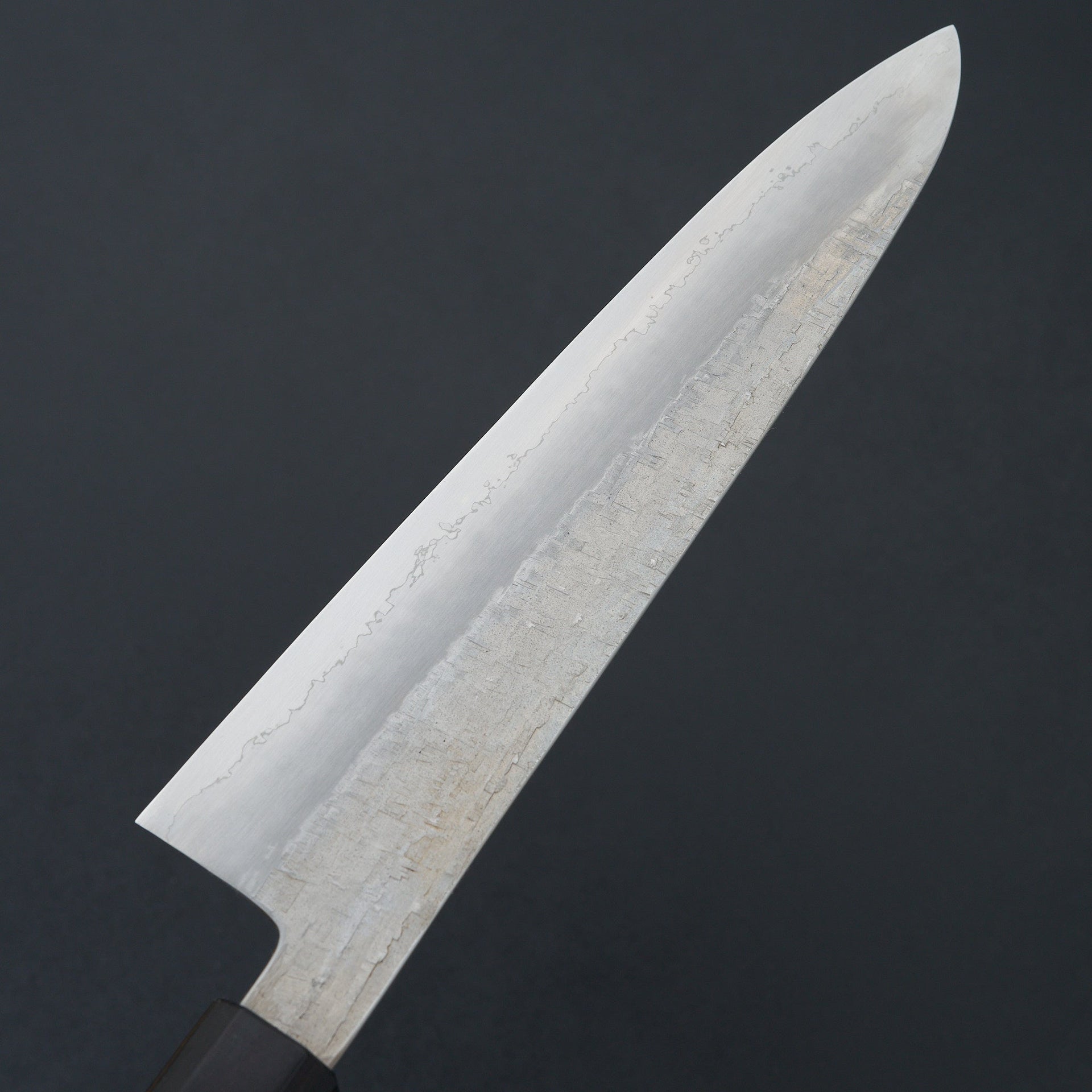 Sakai Kikumori Ginsan Tsuchime Gyuto 240mm-Knife-Sakai Kikumori-Carbon Knife Co