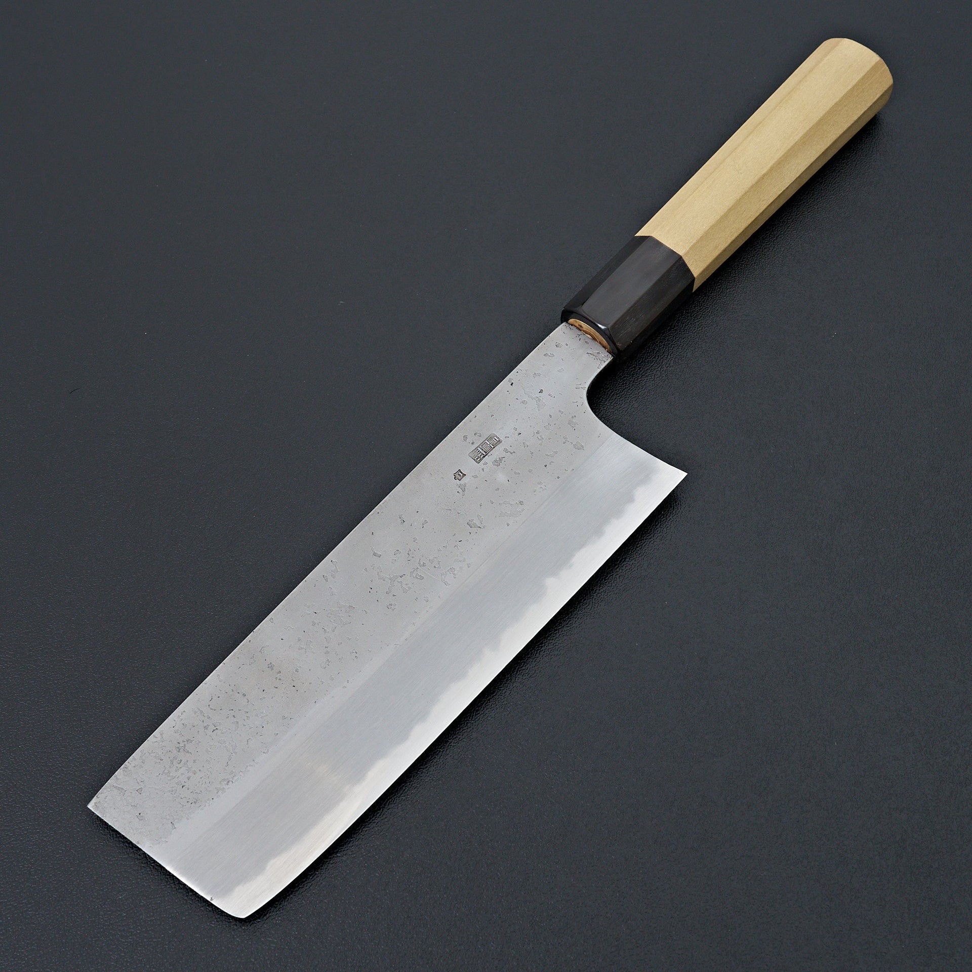 Sakai Kikumori Kikuzuki Rin Nakiri 180mm-Knife-Sakai Kikumori-Carbon Knife Co