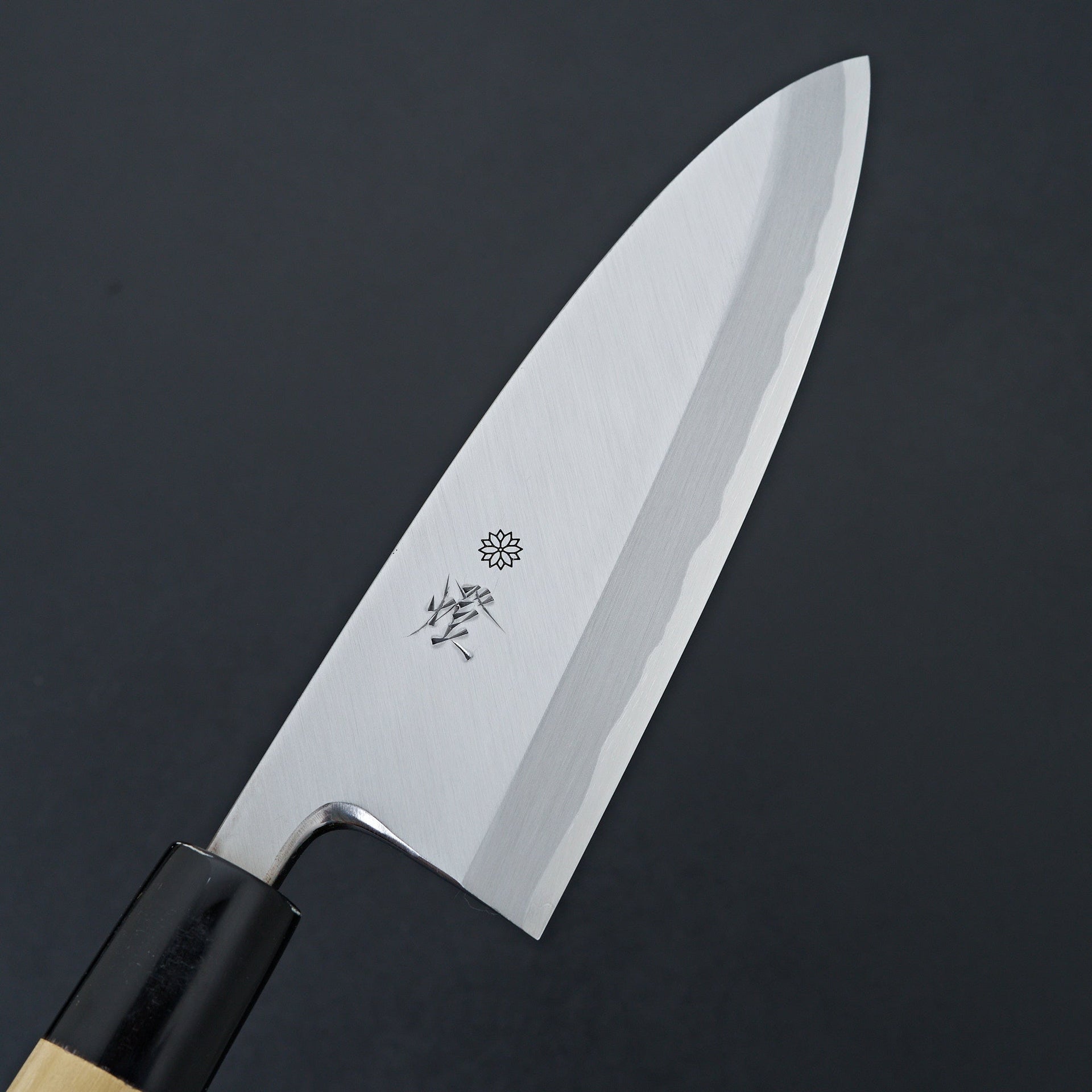 Sakai Kikumori Tomoshibi White #2 Deba 165mm-Knife-Sakai Kikumori-Carbon Knife Co