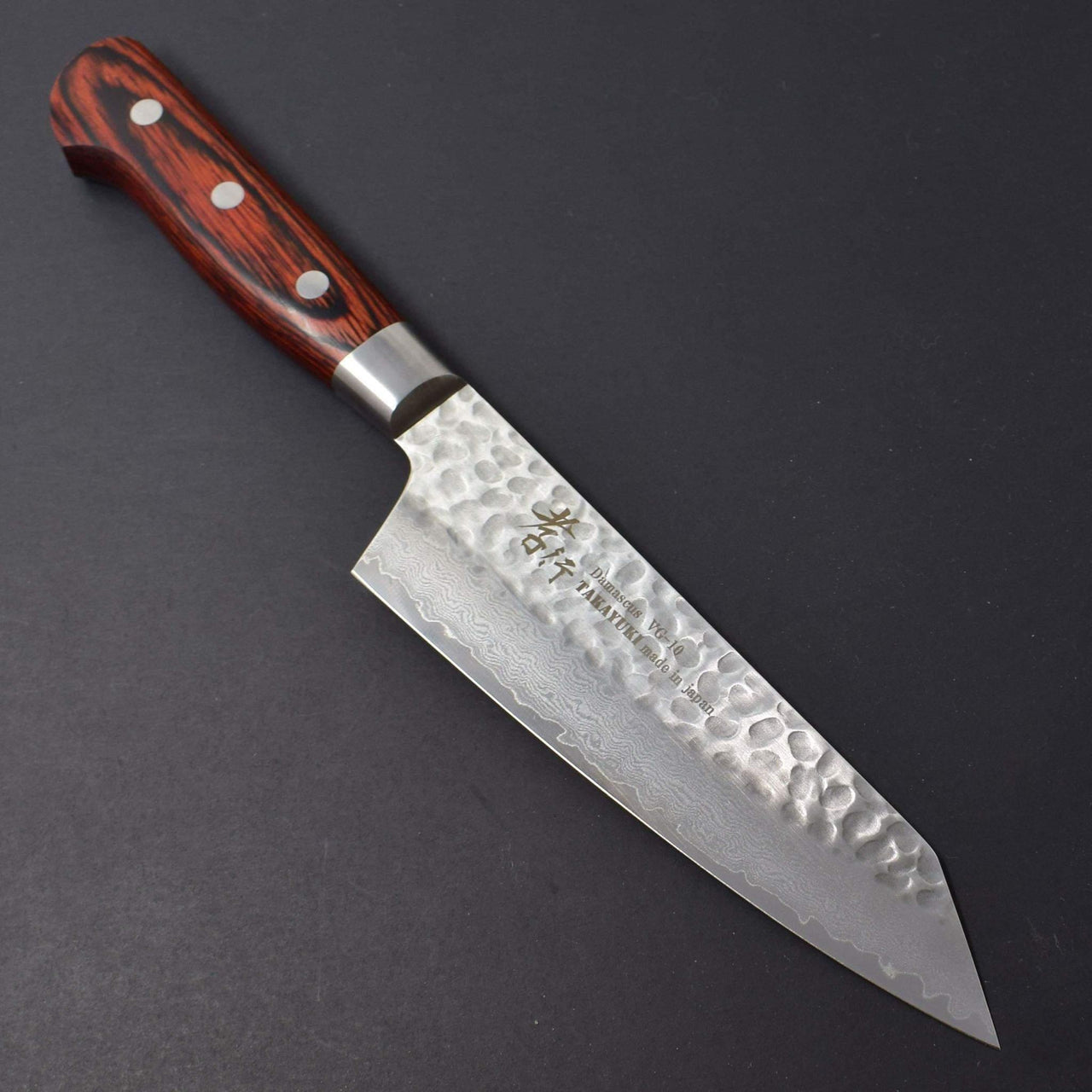 Sakai Takayuki 33 Layer Damascus Bunka 160mm-Knife-Sakai Takayuki-Carbon Knife Co