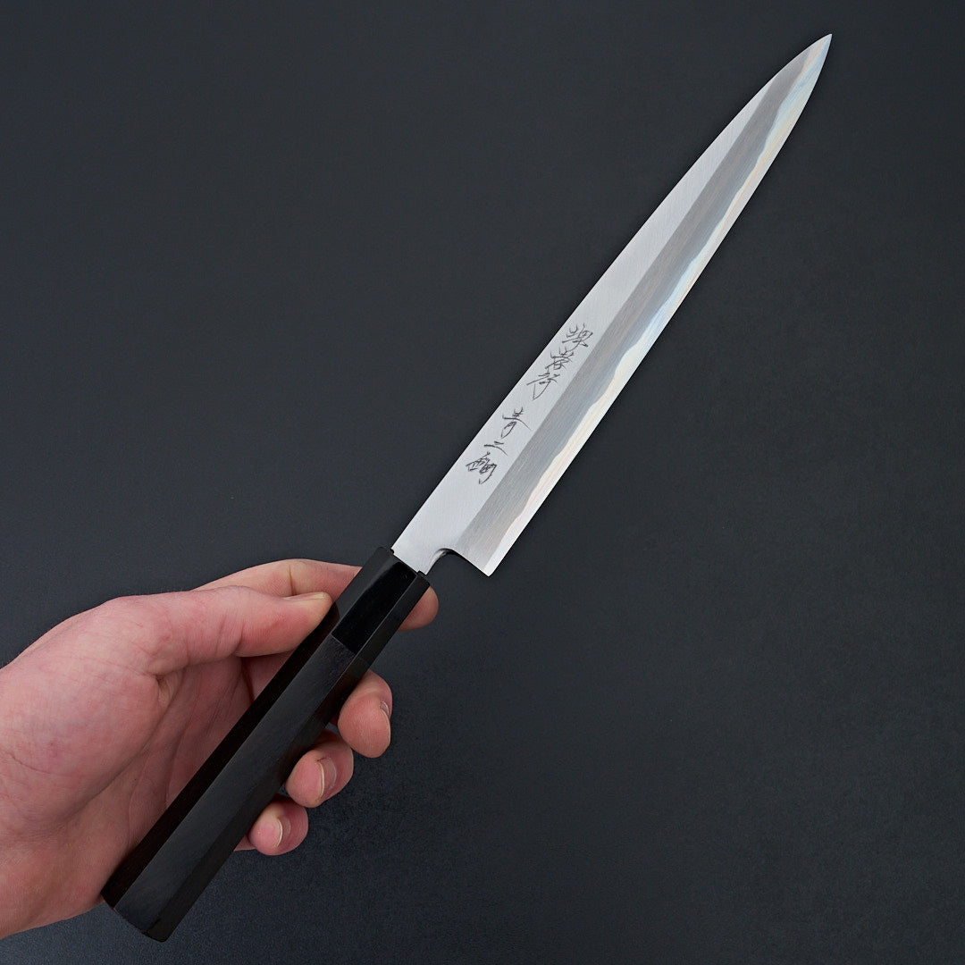 Sakai Takayuki Aonikou Blue 2 Yanagiba 240mm-Knife-Sakai Takayuki-Carbon Knife Co