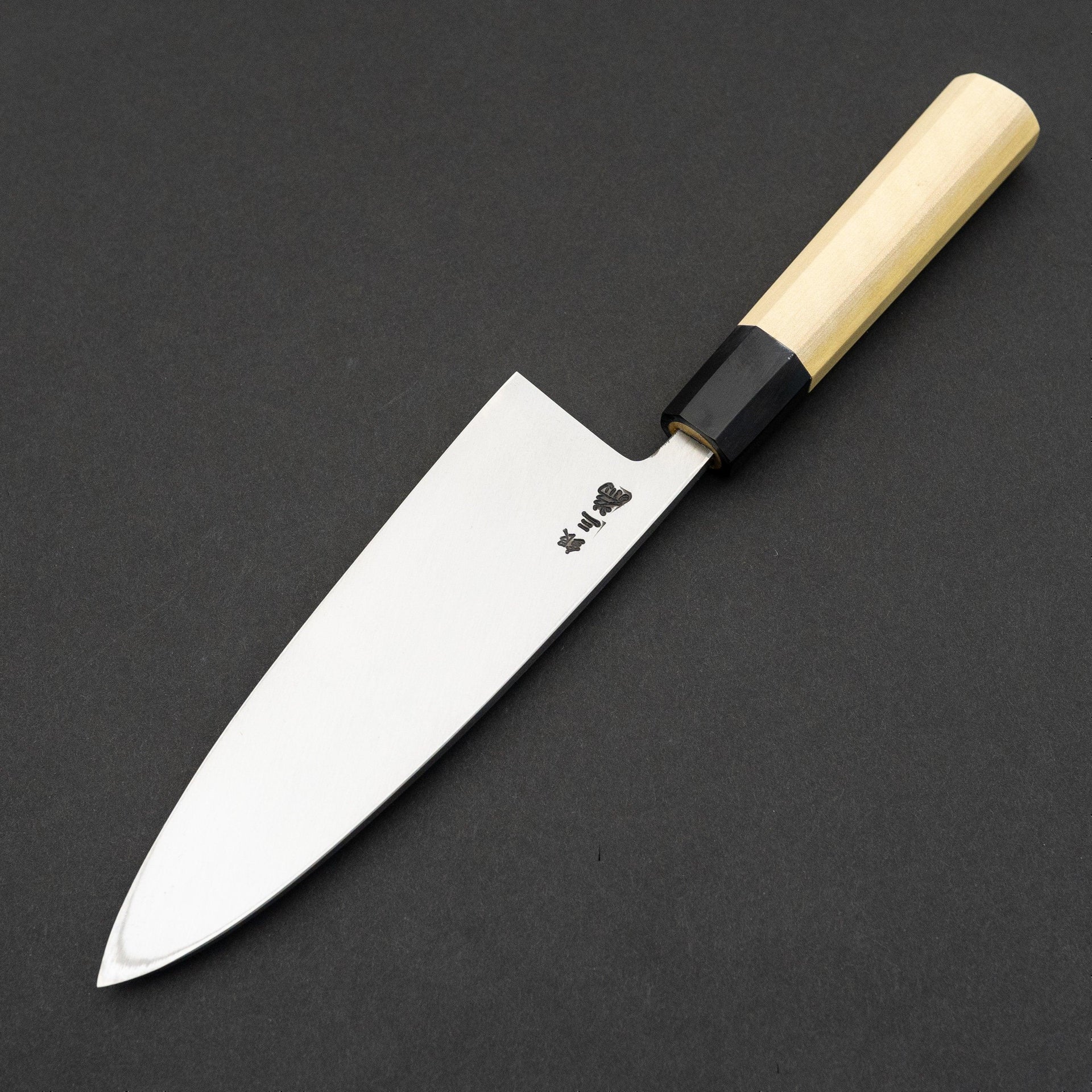 Sakai Takayuki Ginsan Silver #3 Stainless LEFT Deba 180mm-Knife-Sakai Takayuki-Carbon Knife Co