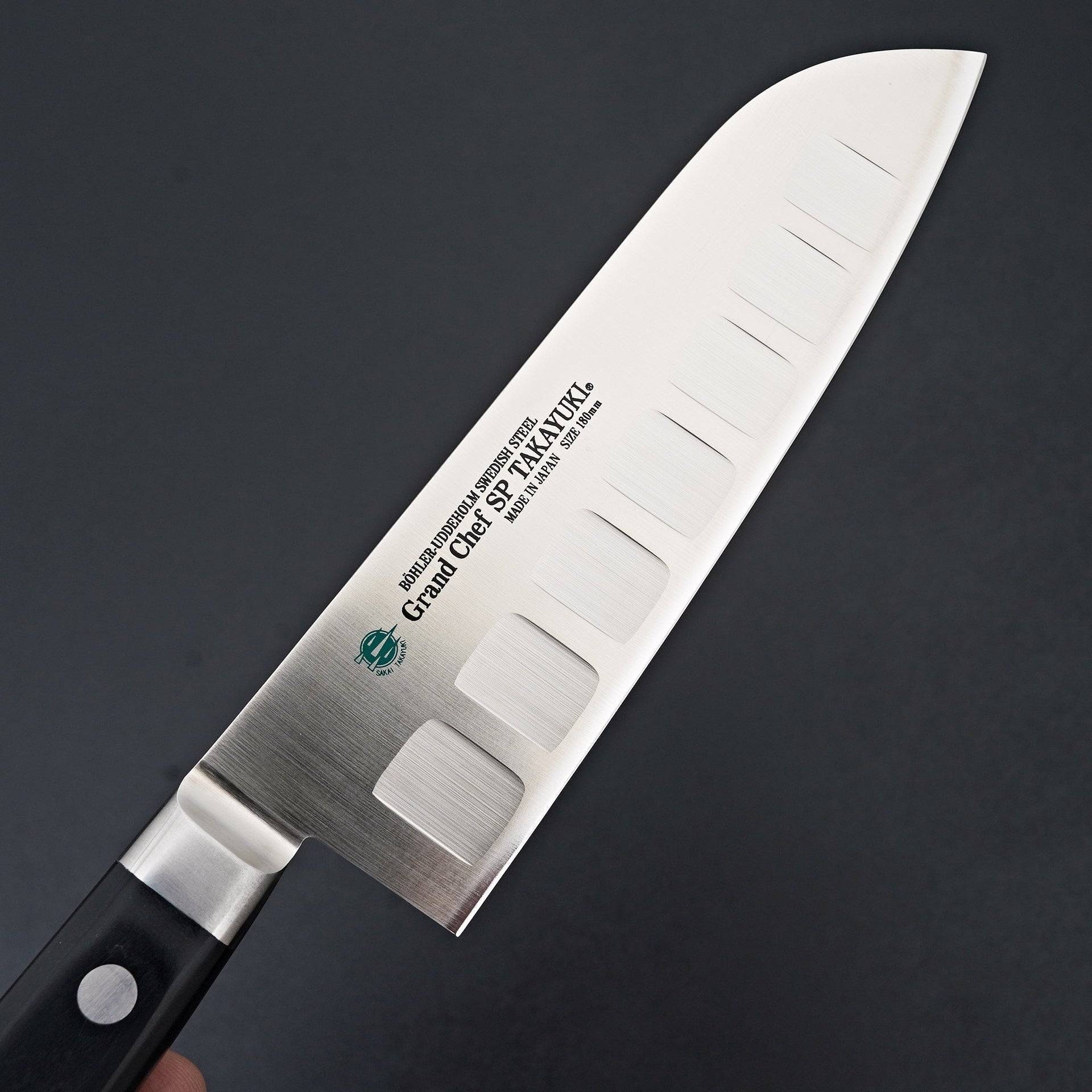 Sakai Takayuki Grand Chef SP Santoku 180mm-Knife-Sakai Takayuki-Carbon Knife Co