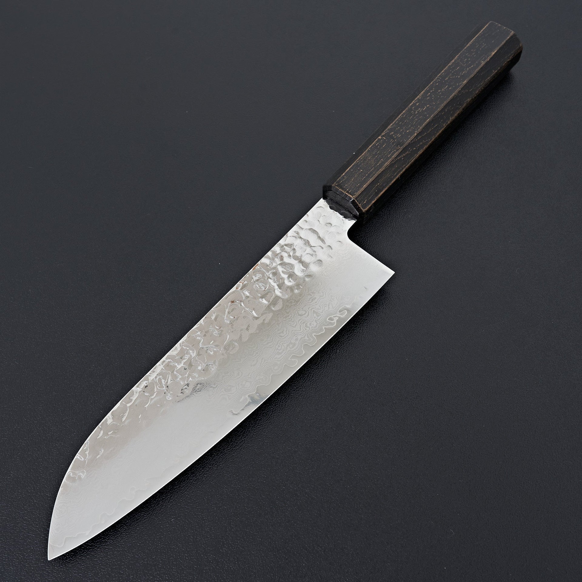 Sakai Takayuki Nanairo Black Lacquer 33 Layer Damascus Santoku 170mm-Knife-Sakai Takayuki-Carbon Knife Co